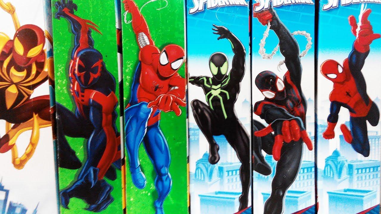 Super Hero Marvel Spider man Collection Toys Kid Arachnid, Big Time Spider Man