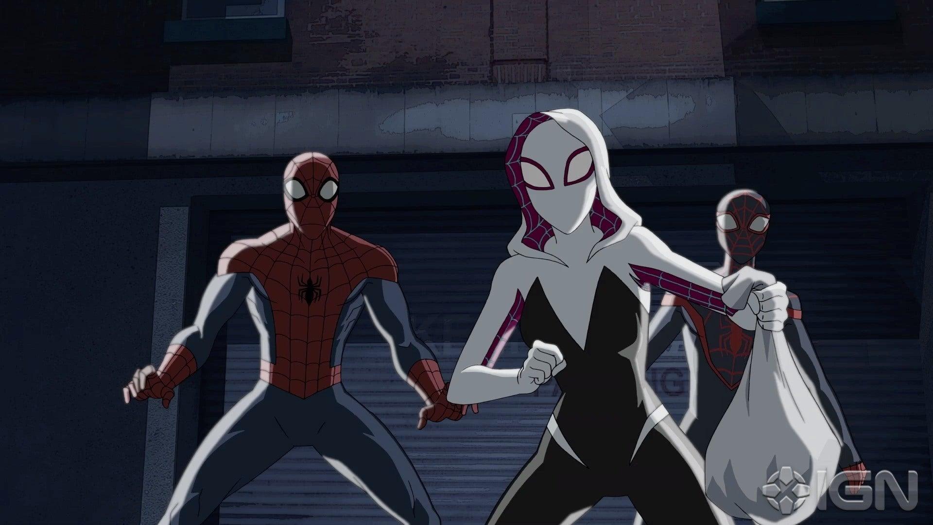 Ultimate Spider Man Introducing Spider Gwen Into Animation