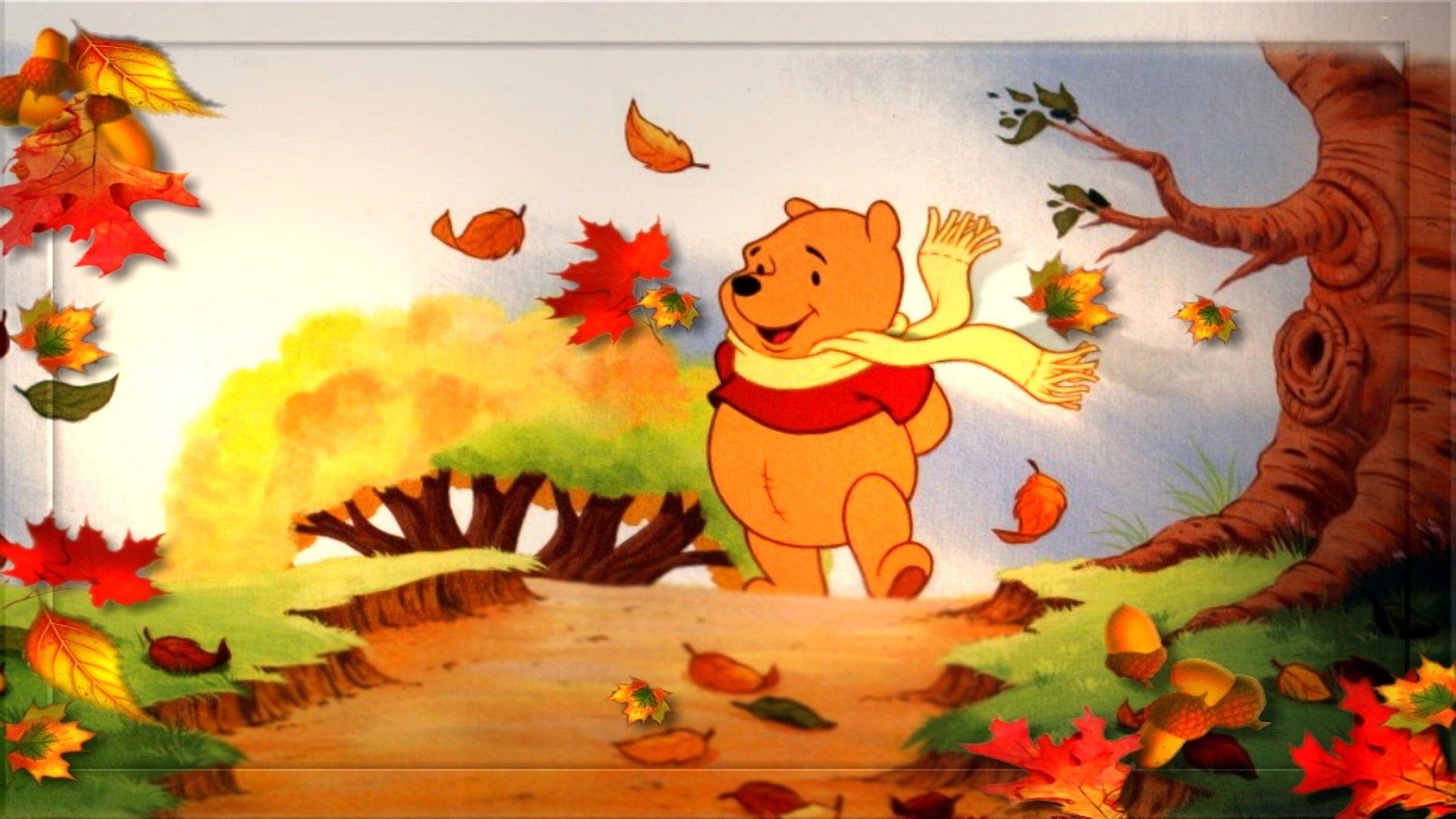 Winnie the Pooh Thanksgiving Wallpaper Free Winnie