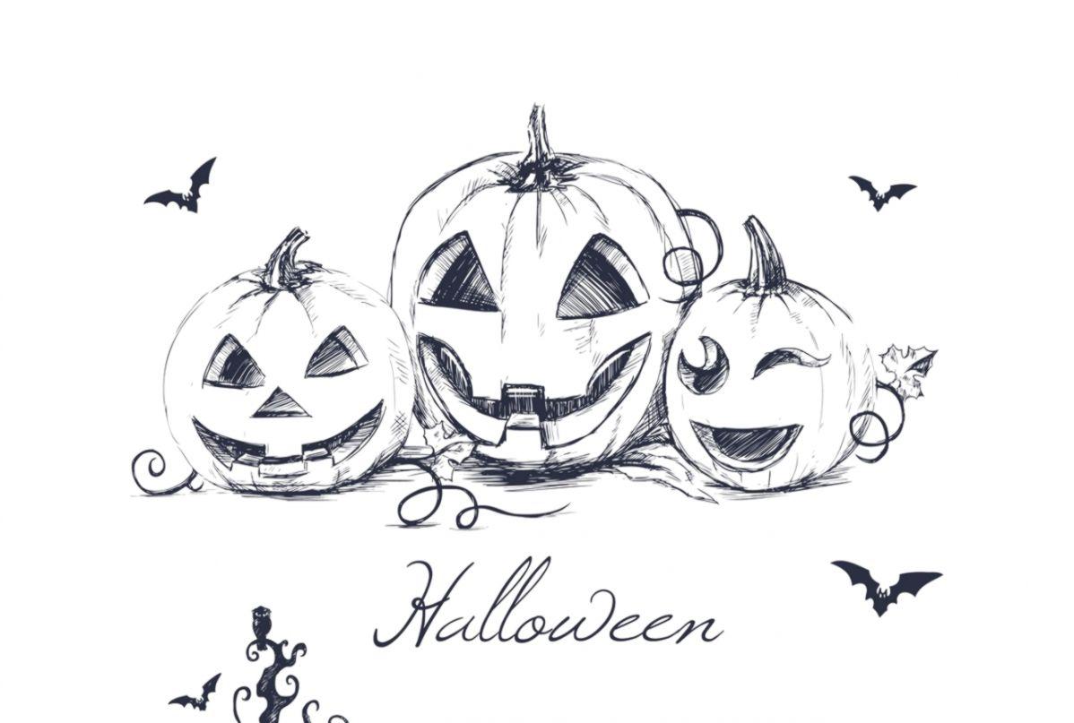 Halloween Drawing Wallpaper
