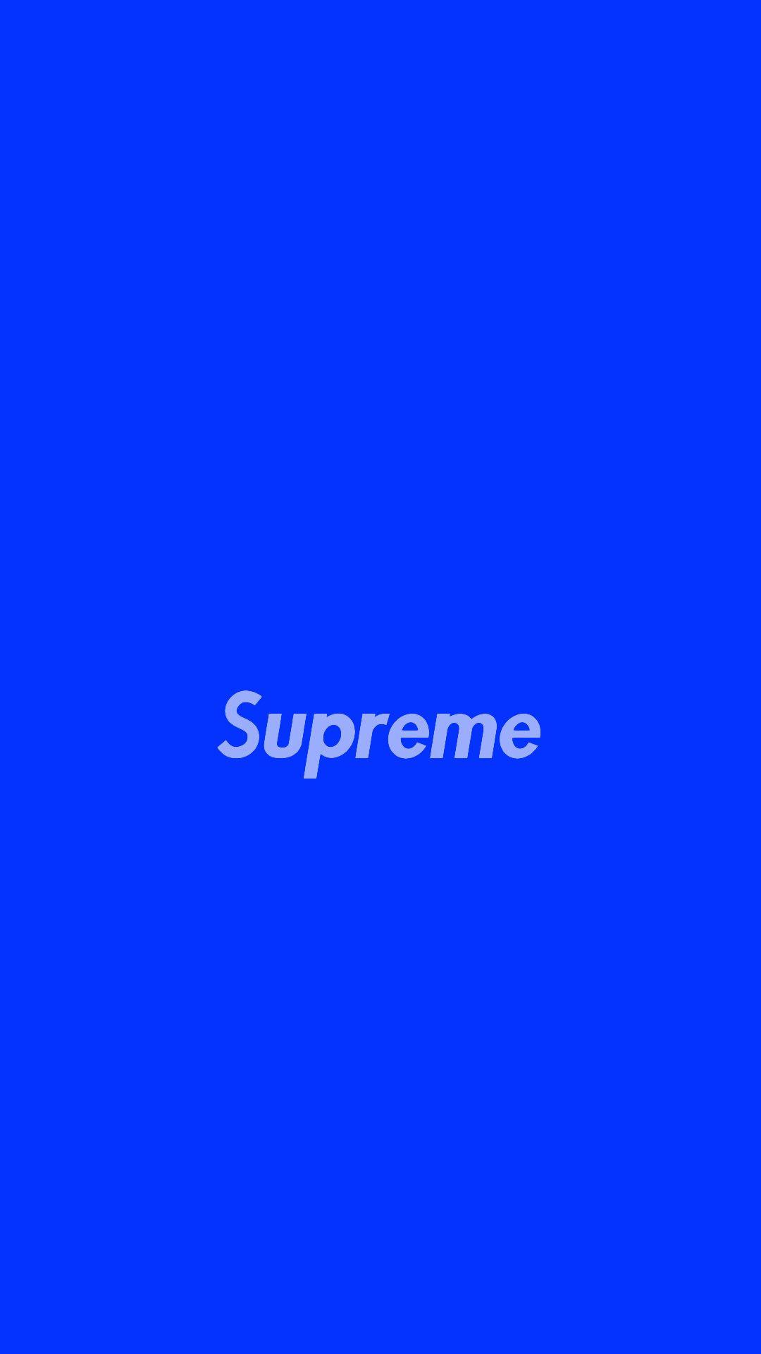 Blue Supreme Wallpapers - Wallpaper Cave