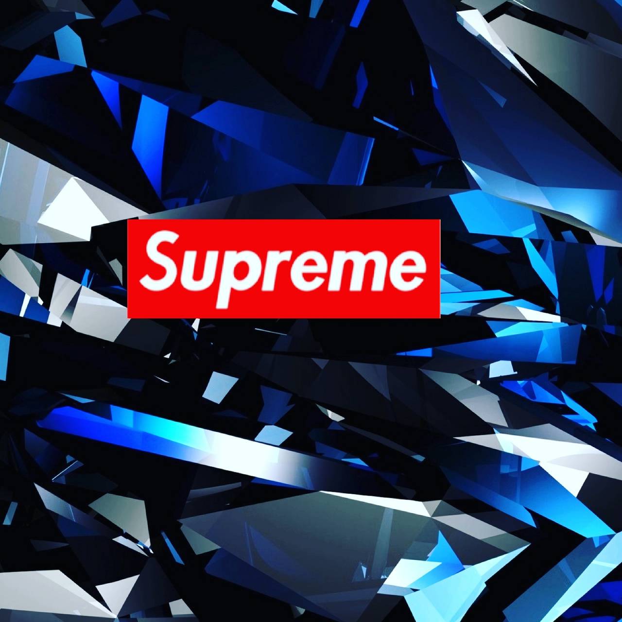 Blue Supreme Wallpaper Free Blue Supreme Background