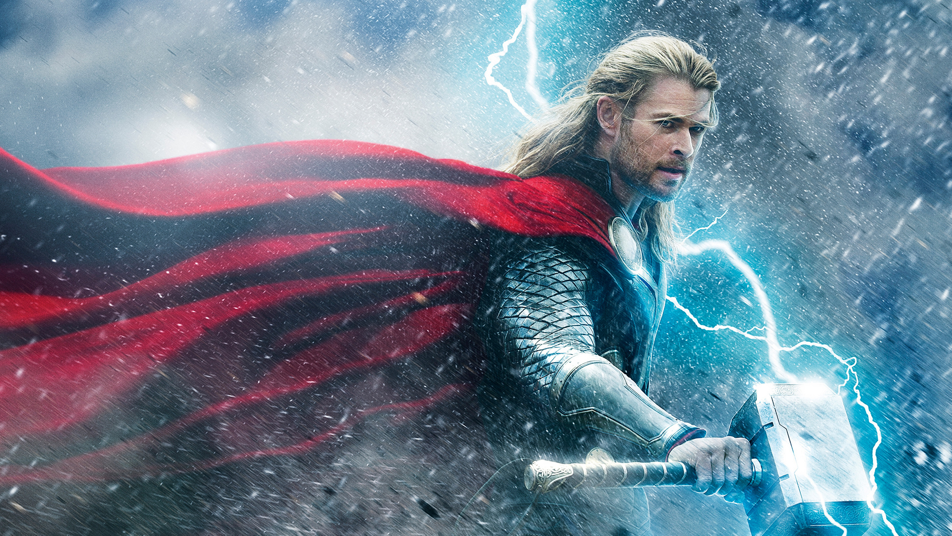 God of Thunder Thor Chris Hemsworth Wallpaper