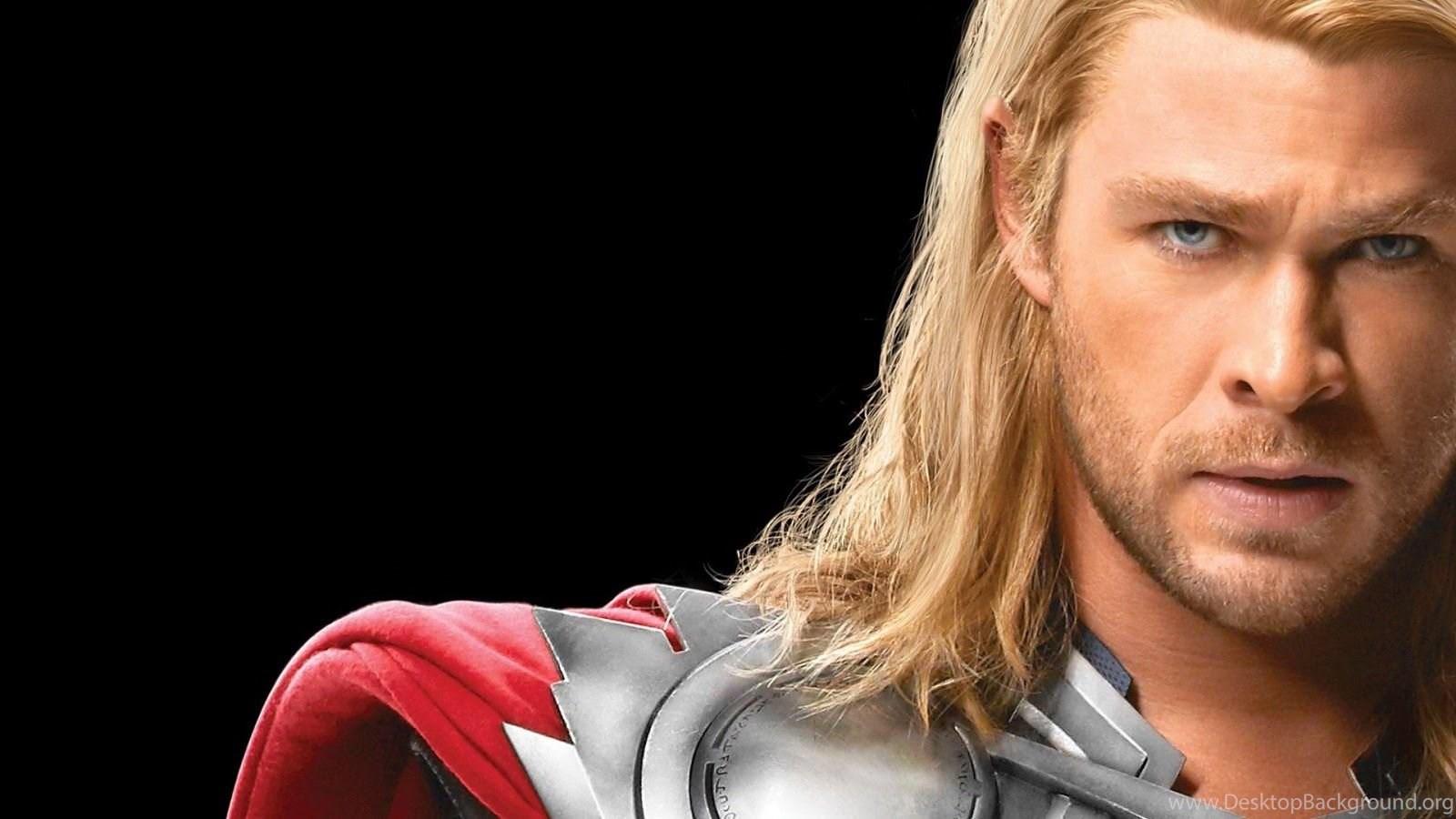 Download Free Chris Hemsworth: Angry Thor Desktop Background