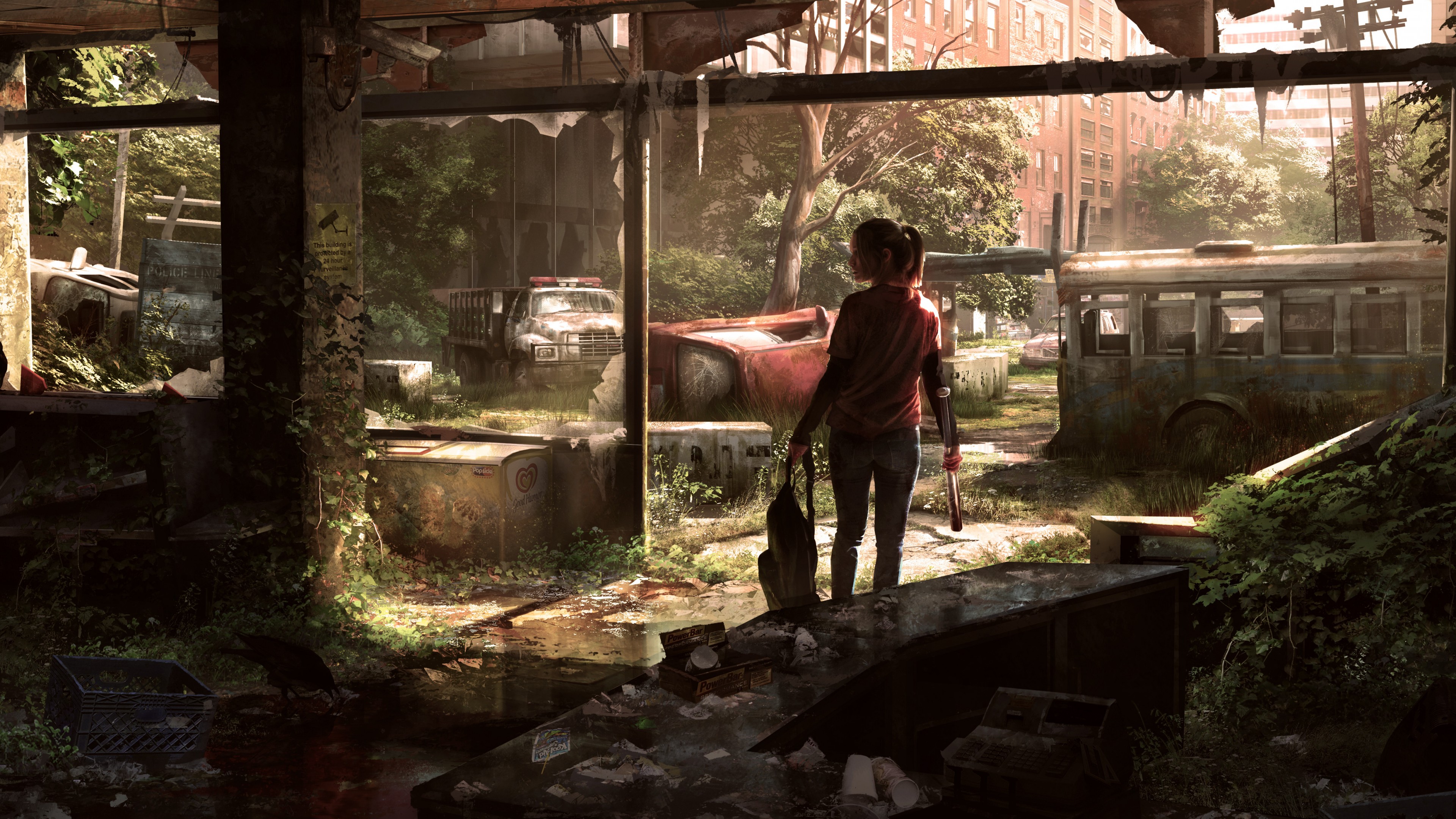 Wallpaper The Last of Us Remastered, game, survival horror