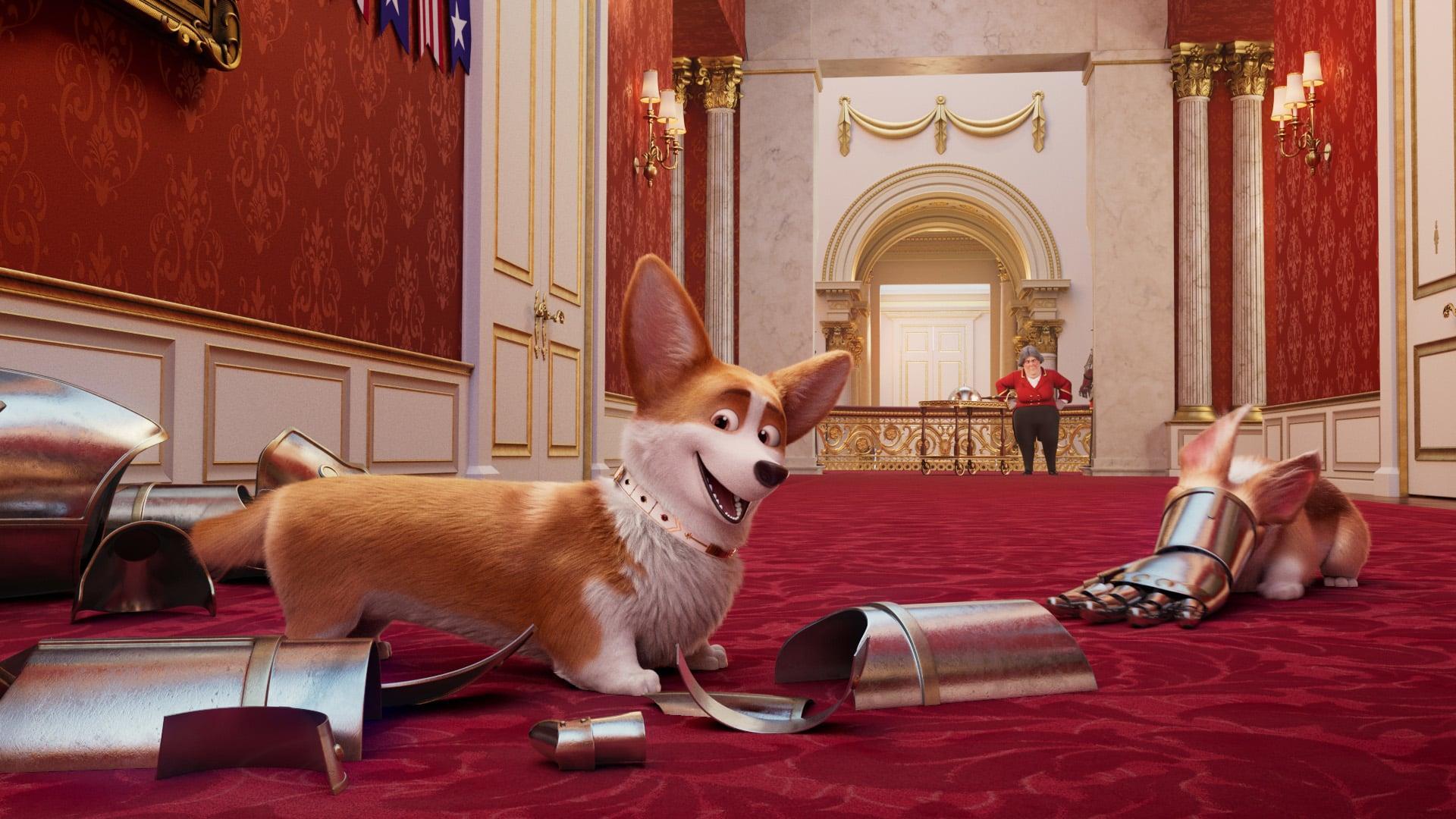 The Queens Corgi. Market Hall Cinema Brynmawr