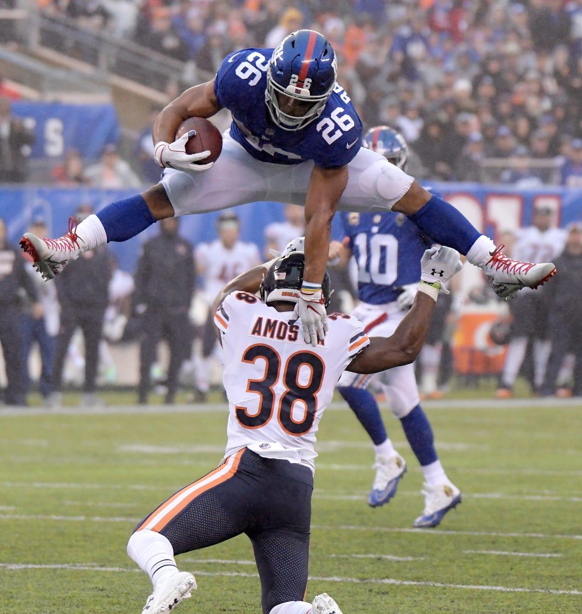 Saquon Barkley leaping to historic heights with NY Giants