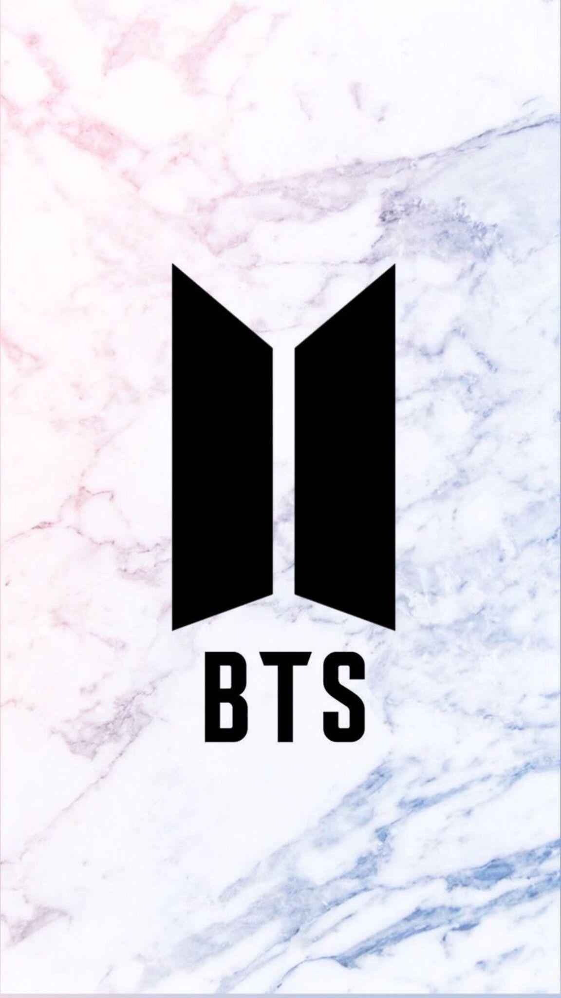 BTS Logo Wallpaper Galaxy marble :Buzziiee_B. BTS Bangtan. Bts wallpaper, Bts background, Bts