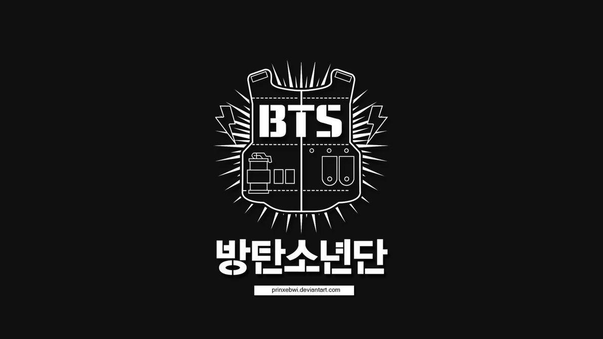 New BTS Logo Desktop Wallpaper Free New BTS Logo