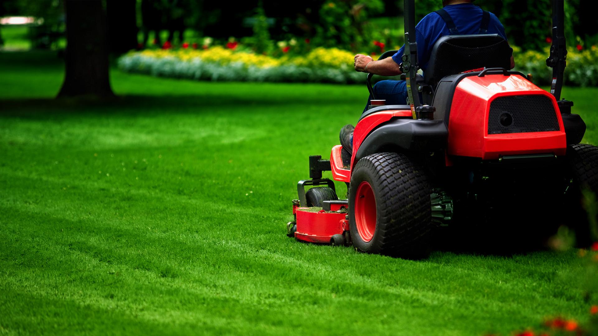 Lawn Mower Background. Lawn Mower