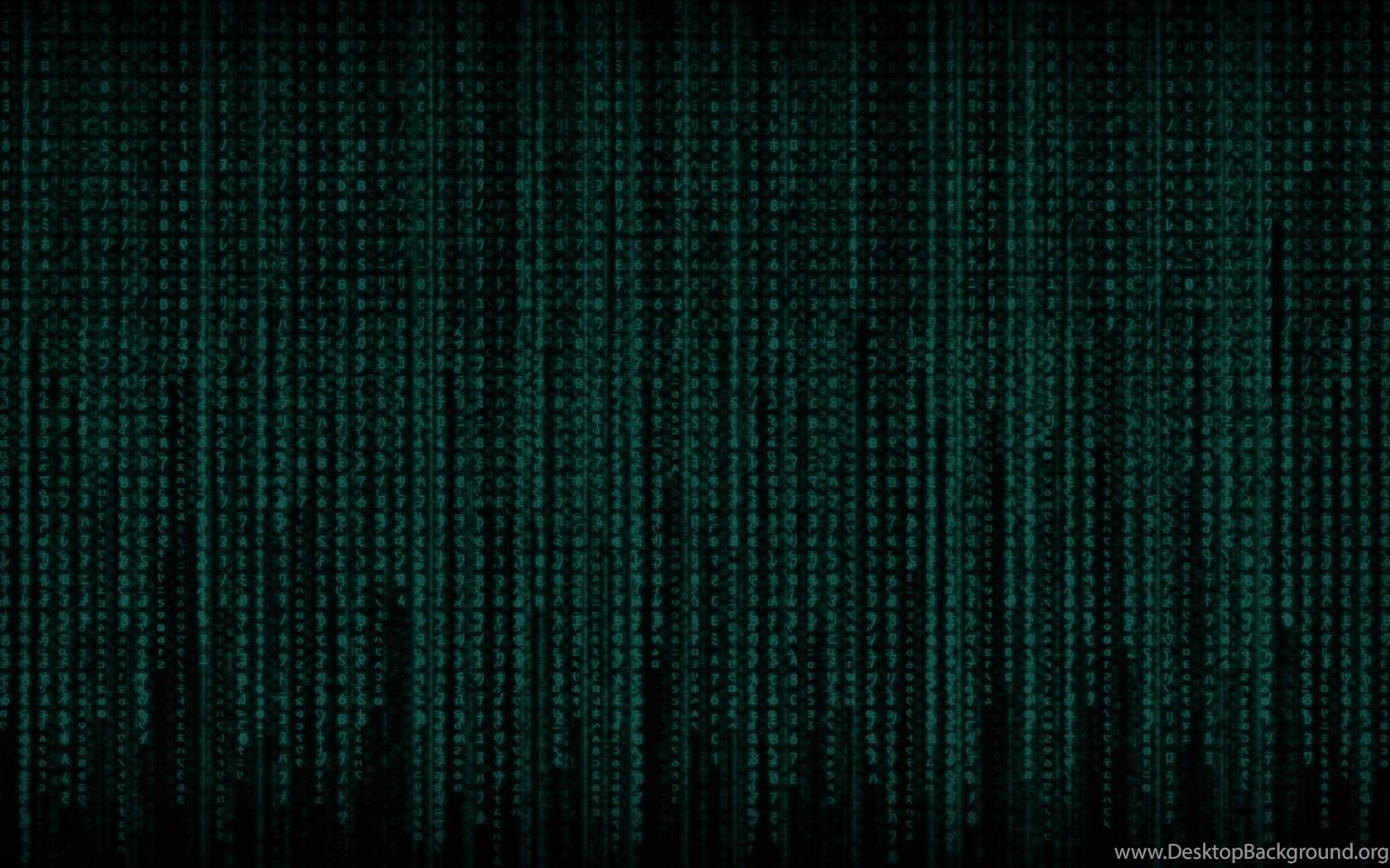 Green Matrix Code Wallpaper Desktop Background