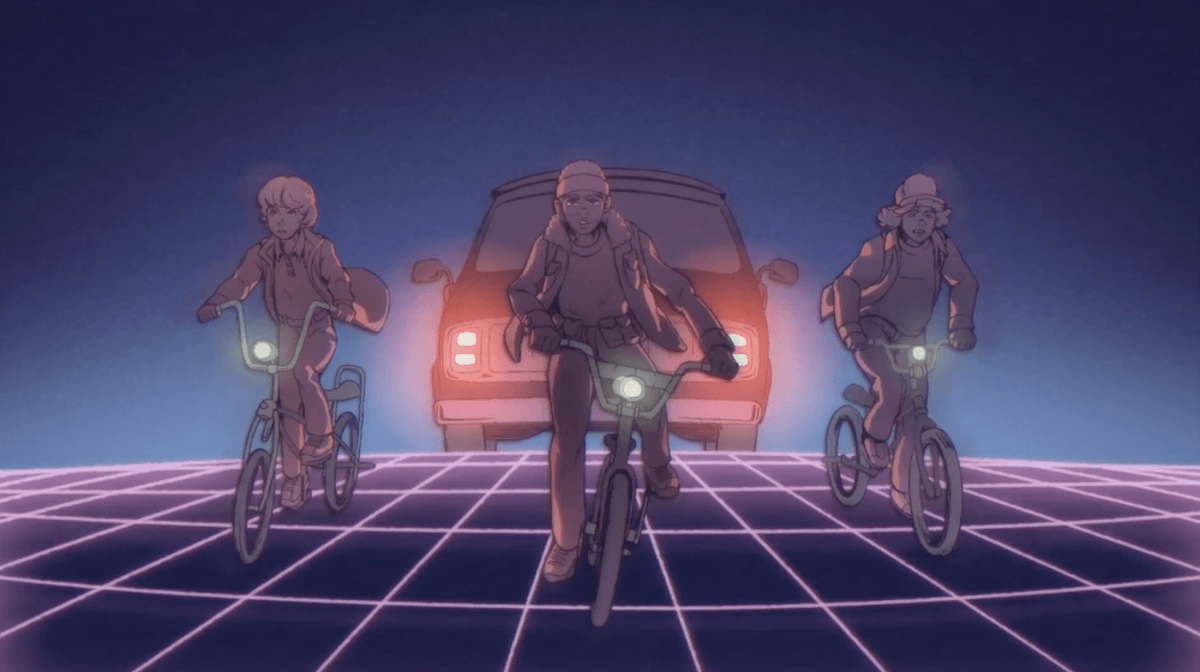 If Stranger Things Was An 80s Anime