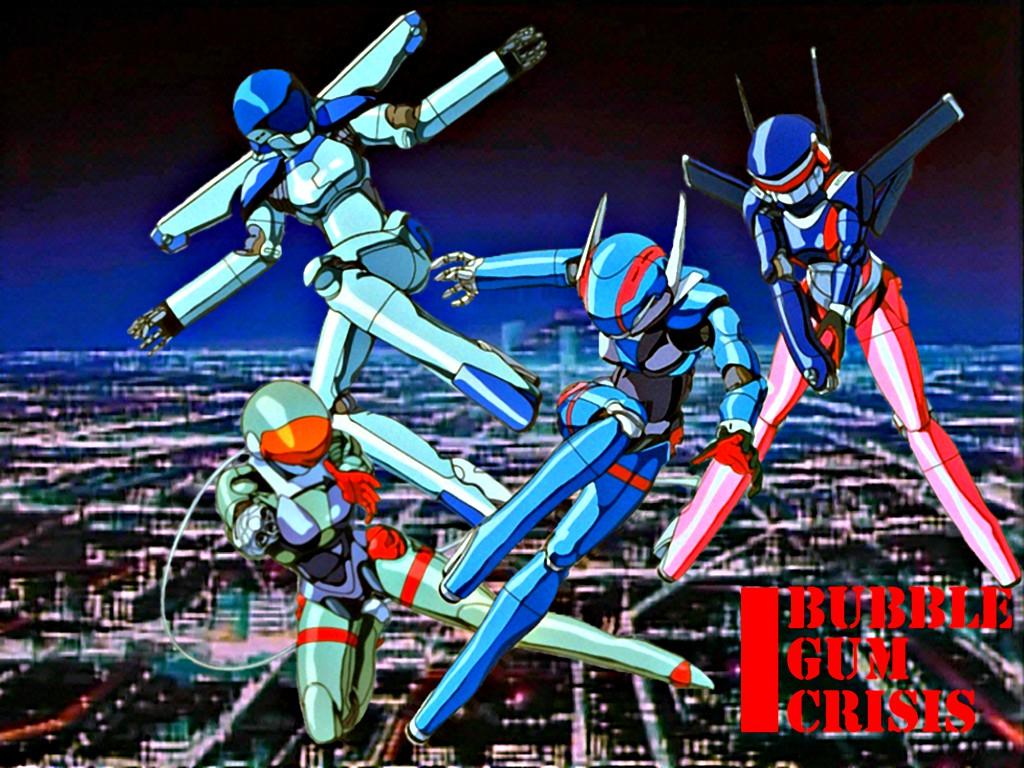 Bubblegum Crisis”: This late 80s anime series was influenced
