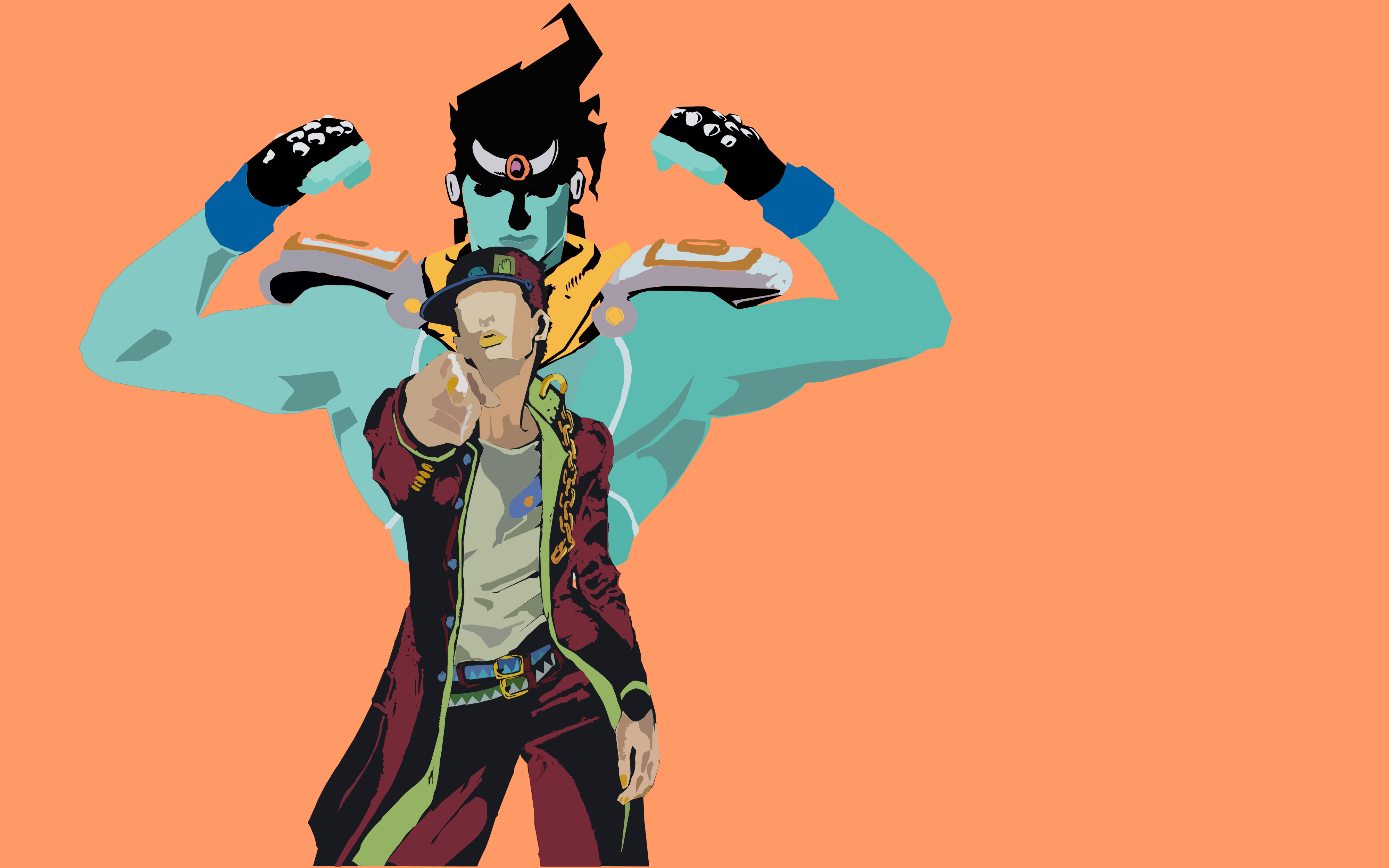 Za Warudo Vs Star Platinum, HD Png Download, free png download