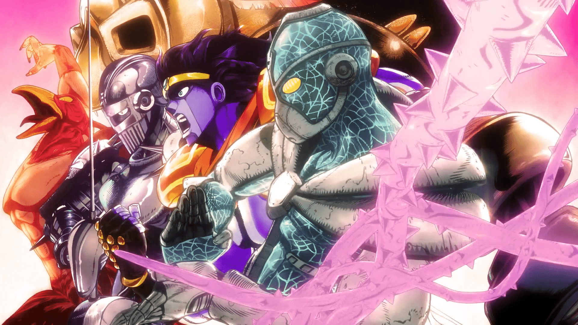 Res: 1920x1080,  Jotaro and Star Platinum [ Wallpaper] by