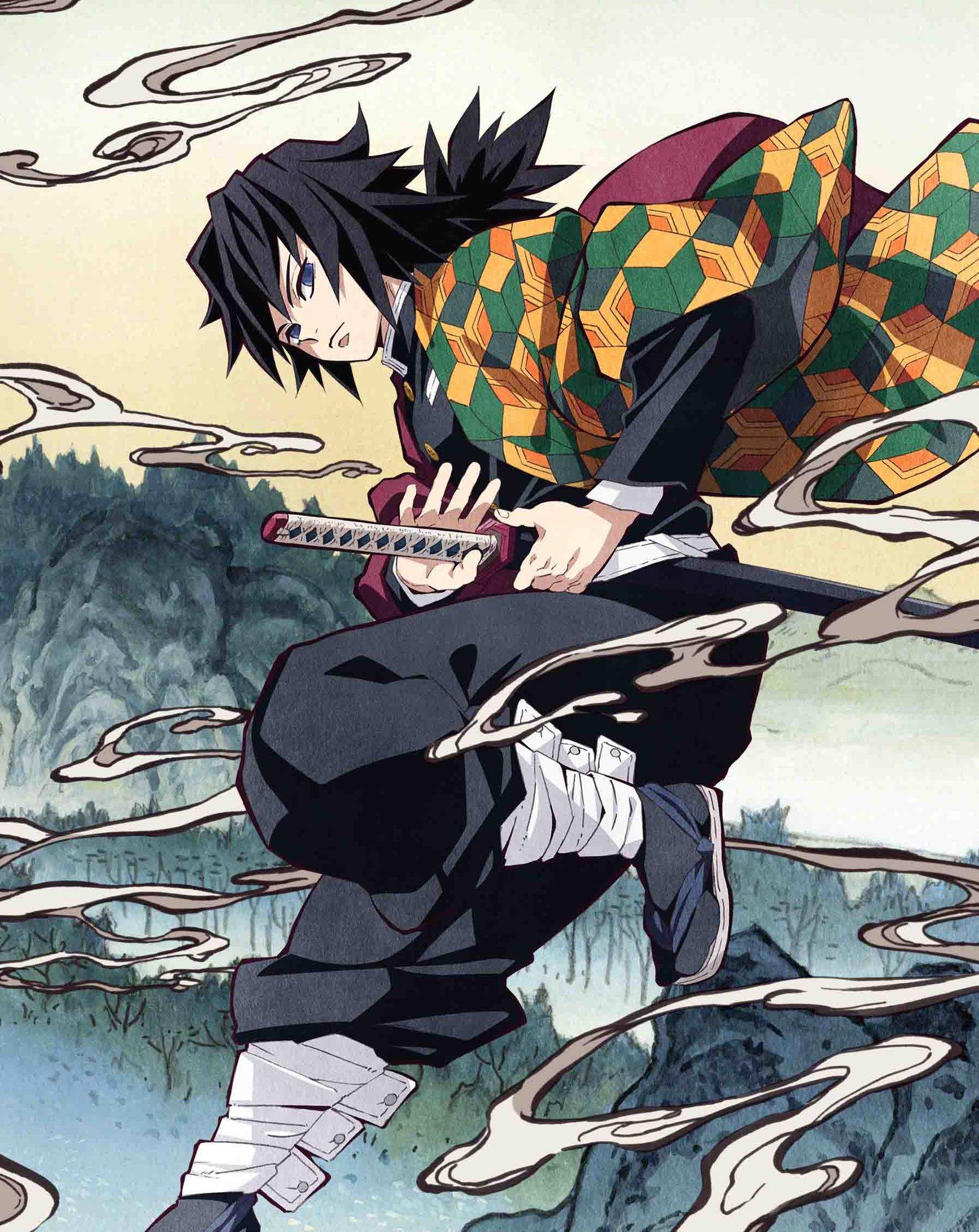 Giyu Tomioka. Kimetsu no Yaiba