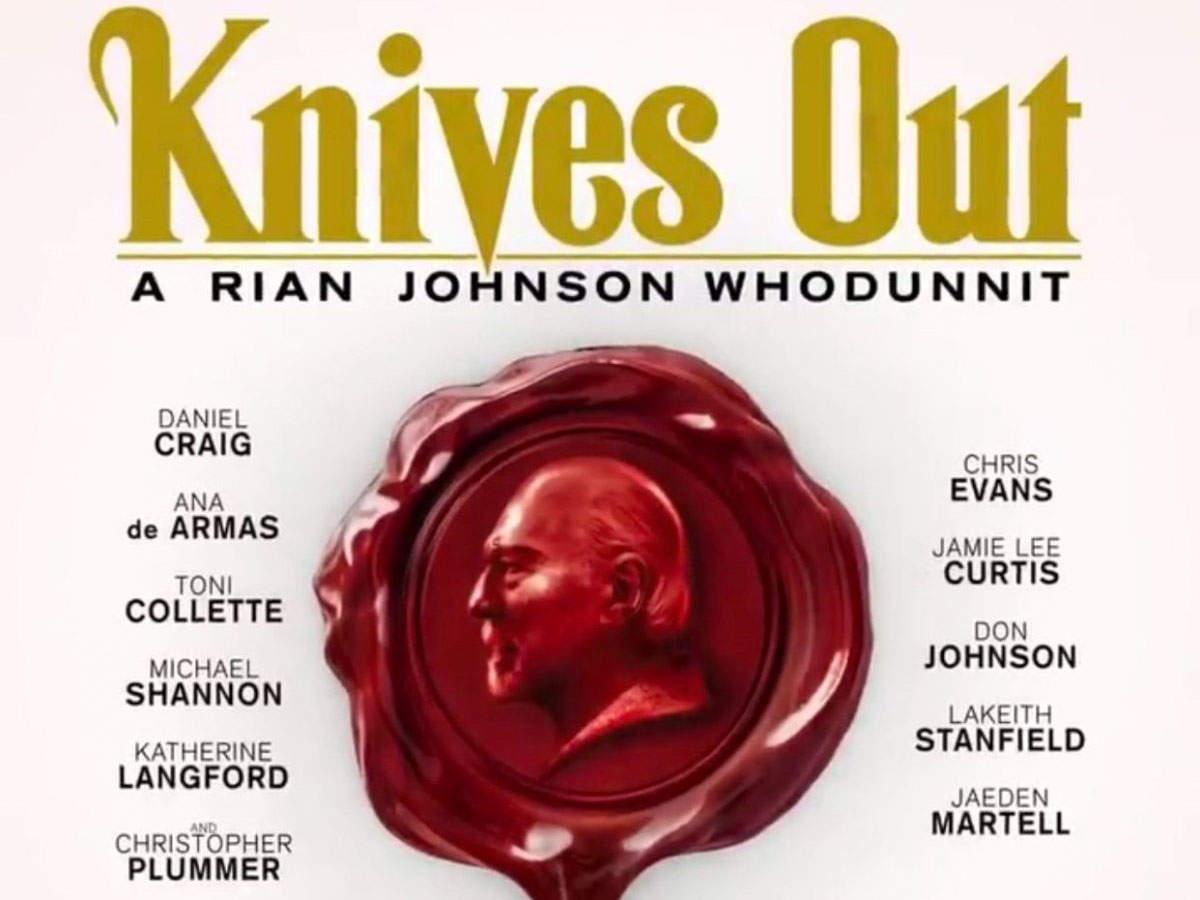 of 'Knives Out' features a lot of pretty faces who might be murderers!