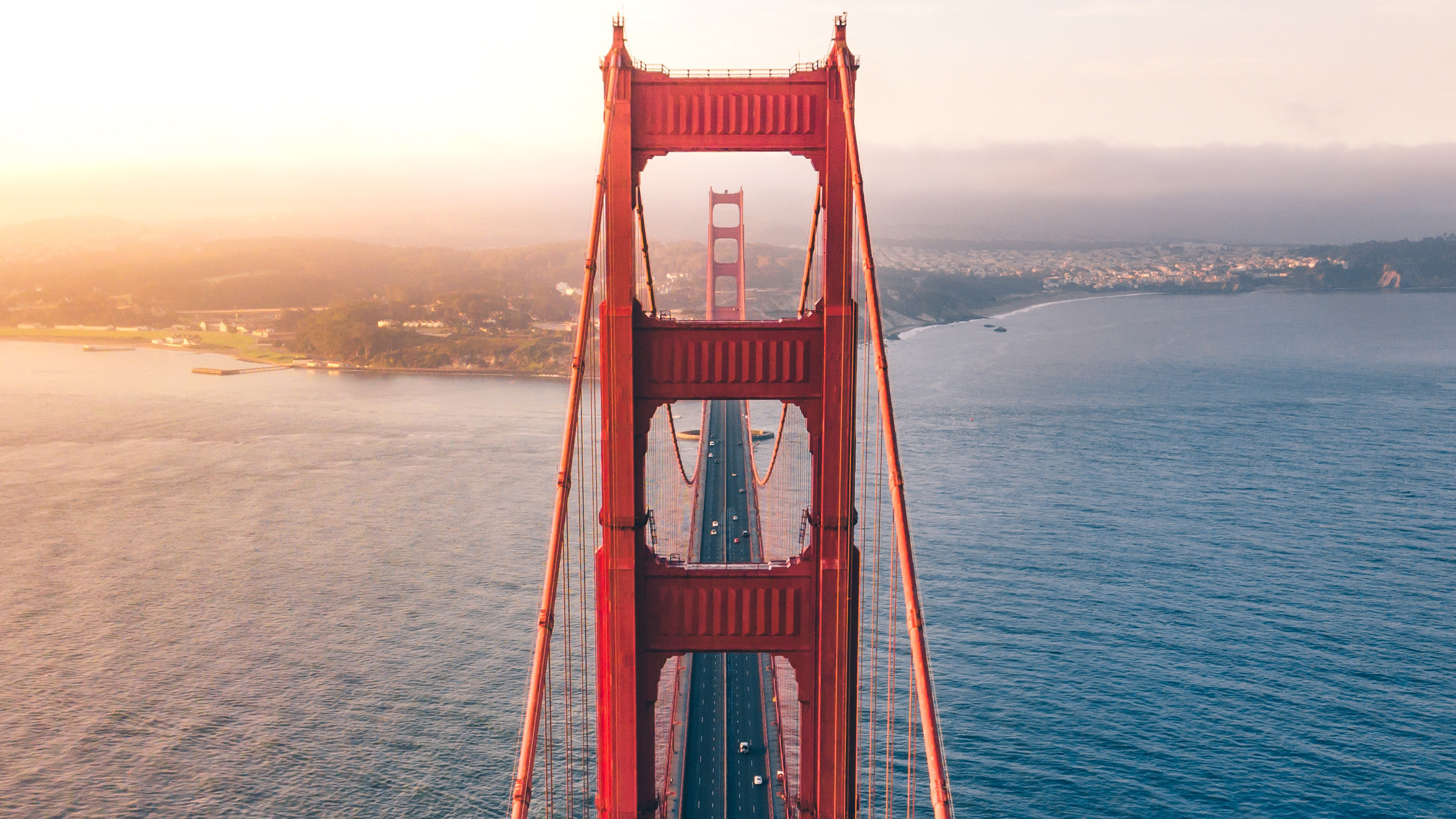 Golden Gate Bridge Landscape, HD Nature, 4k Wallpaper