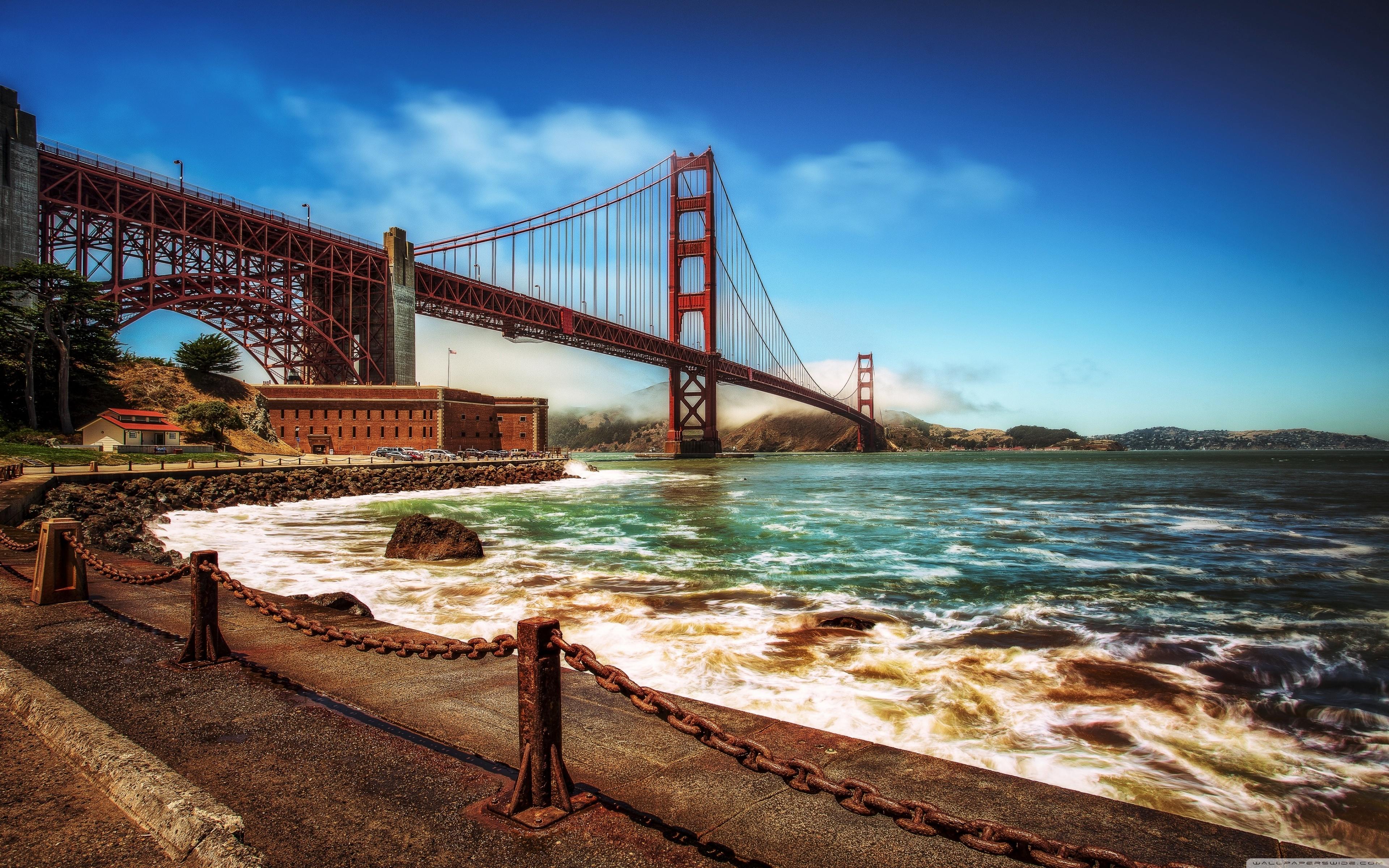 Golden Gate ❤ 4K HD Desktop Wallpaper for 4K Ultra HD TV
