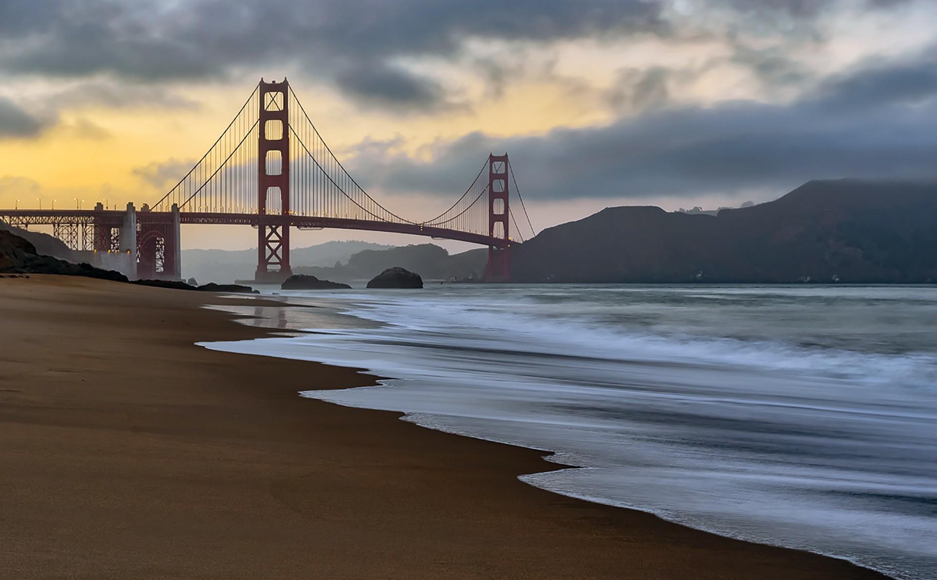 San Francisco, USA, Golden Gate Bridge, Bridge, Pacific