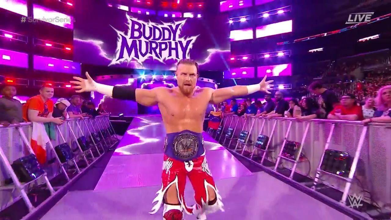 Cruiserweight Champion Buddy Murphy. WWE Cruiserweight
