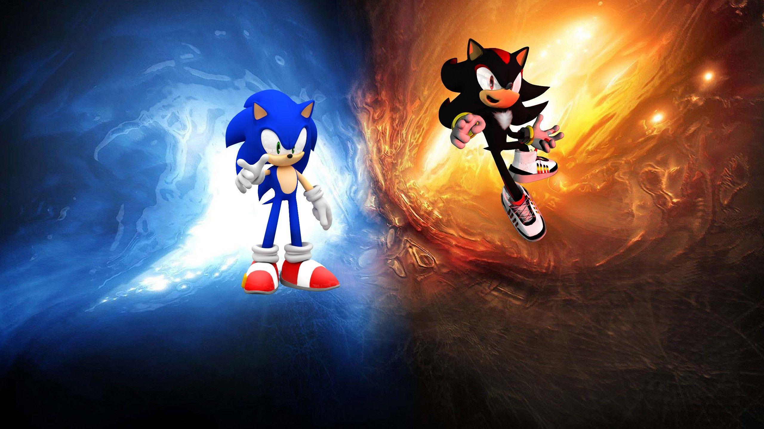 Download Sonic Shadow Wallpapers Widescreen 2560x1440 px.