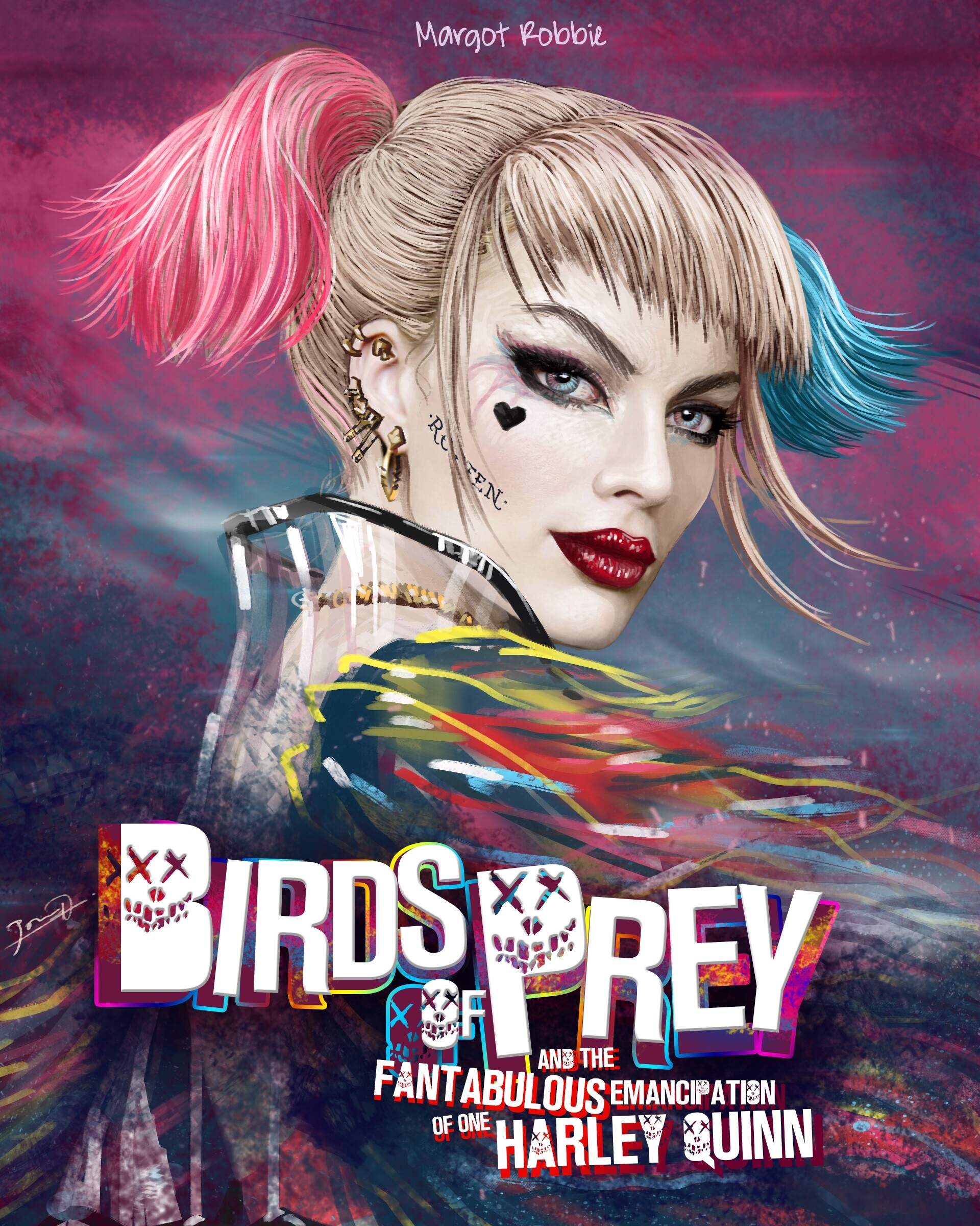 harley quinn birds of prey look