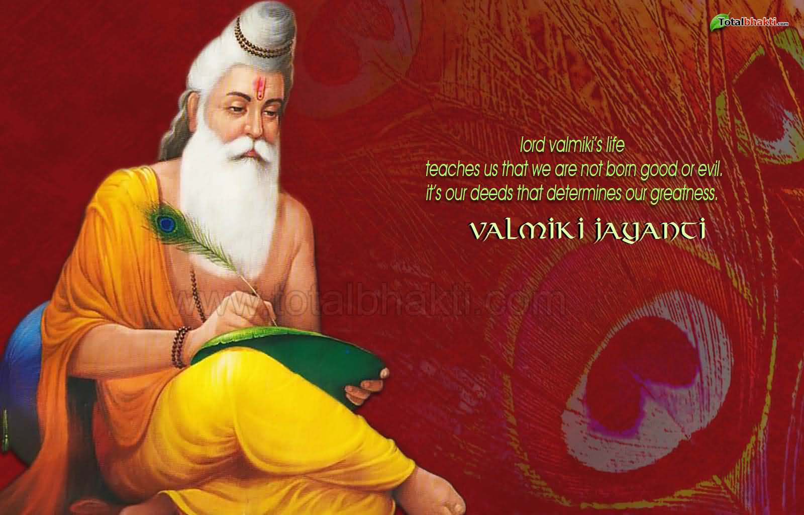 Best Lord Valmiki Jayanti 2017 Greeting Picture And Image