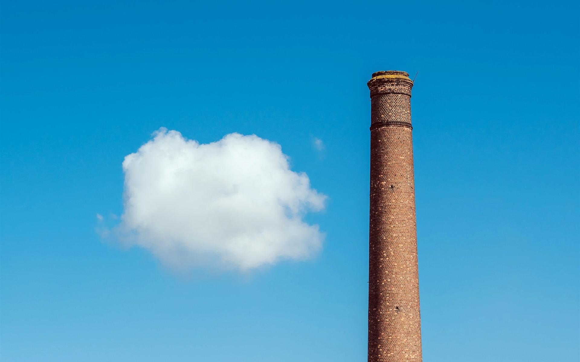 Wallpaper Chimney, blue sky 1920x1200 HD Picture, Image