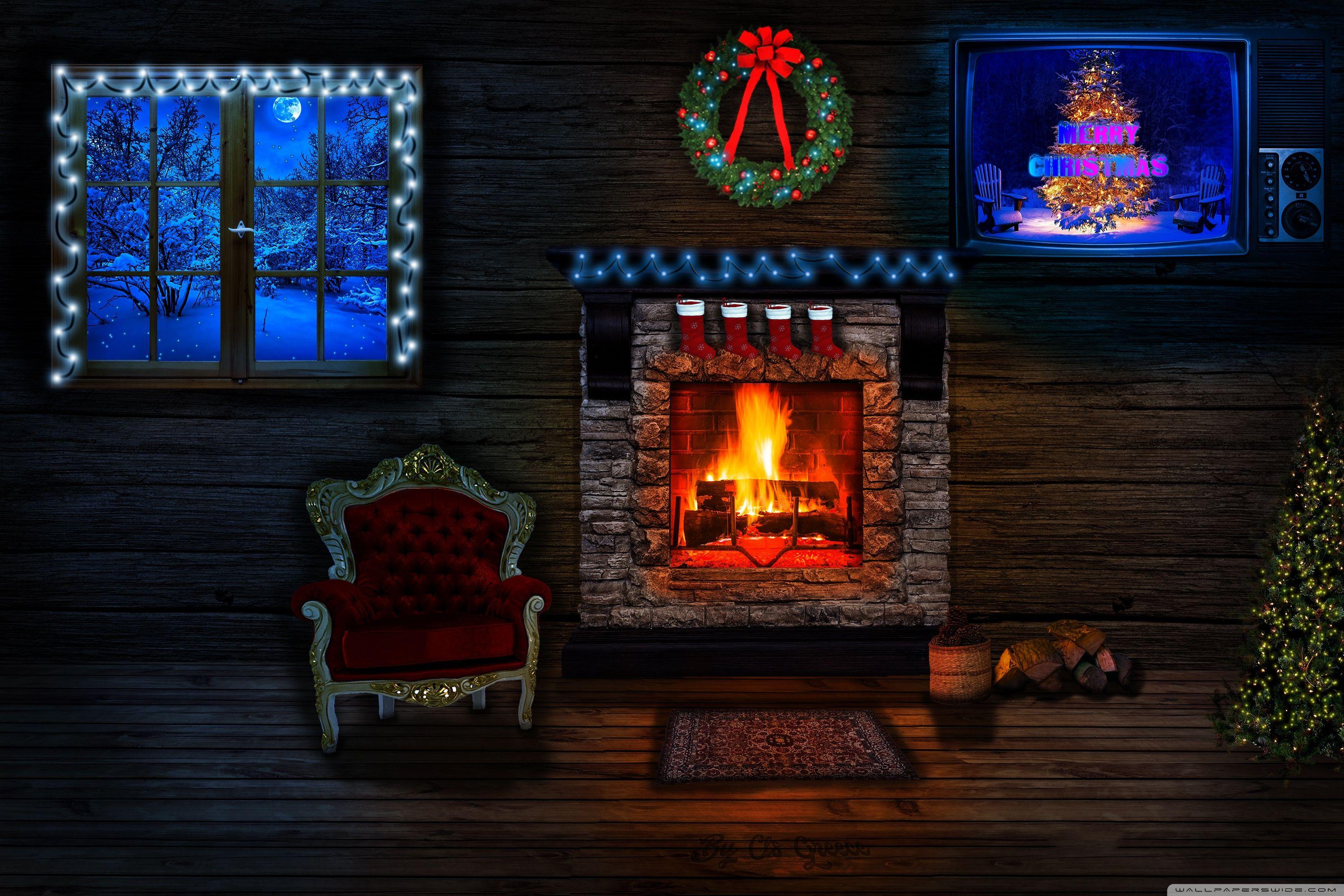 Fireplace Wallpaper Free Fireplace Background