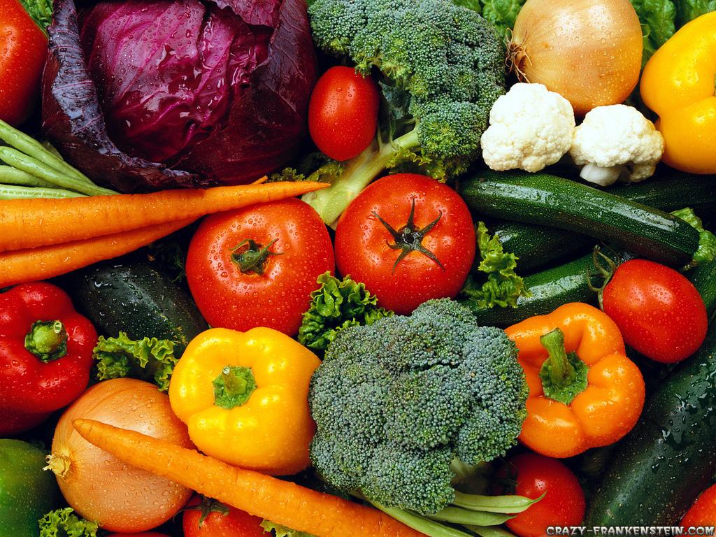 All Colors Vegetables Wallpaper 1024x768