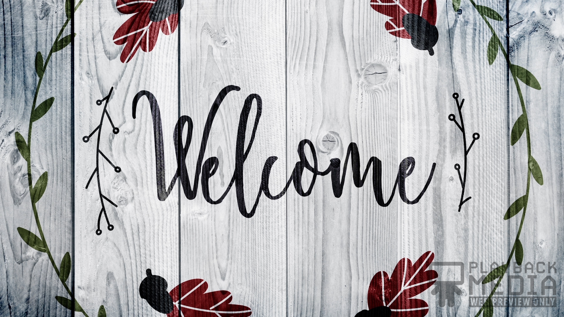 Thanksgiving Art Welcome Still