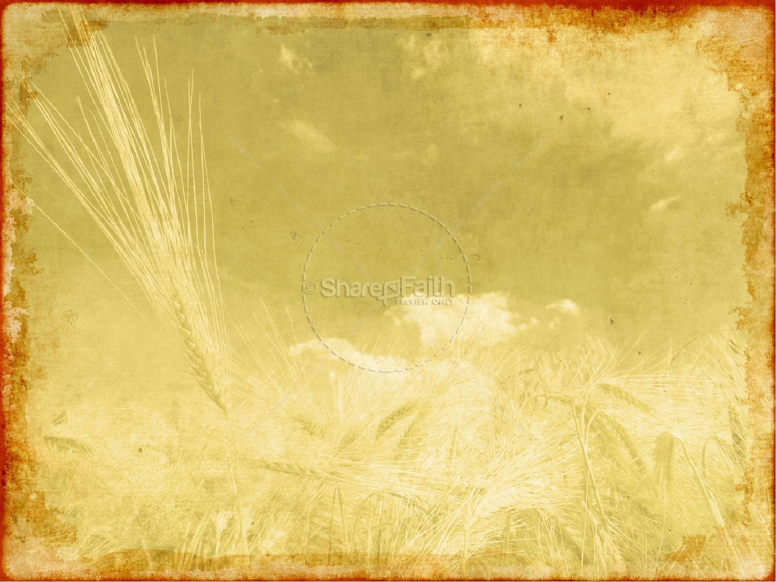 Thanksgiving Harvest Sermon PowerPoint Fall Thanksgiving