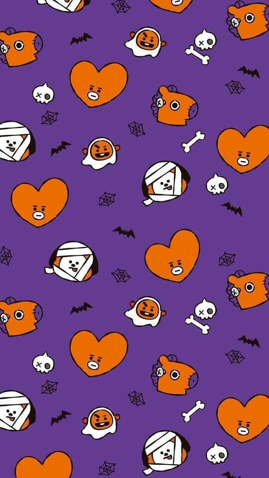 Just in case people want BT21 halloween wallpaper, yes i. Heart Wallpaper