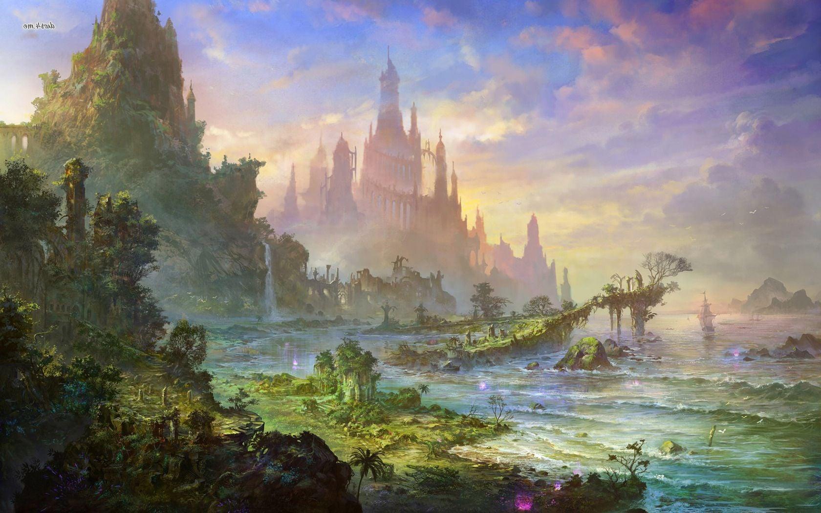 Fairy Tales Castles HD wallpaper High Quality Download