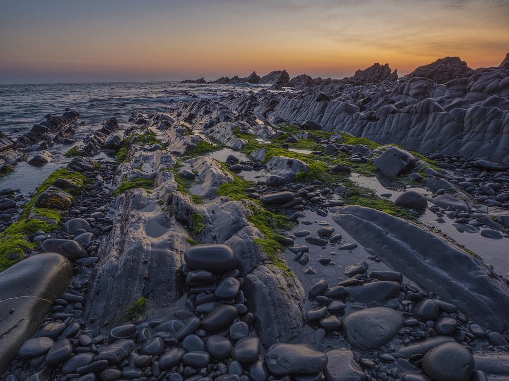 when the light touches your soul. Hartland Quay, Devon, Eng