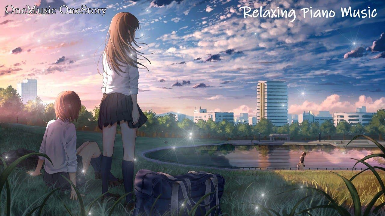 Anime school girls, sunset, building, relaxing, ponytail, Anime, HD  wallpaper | Peakpx