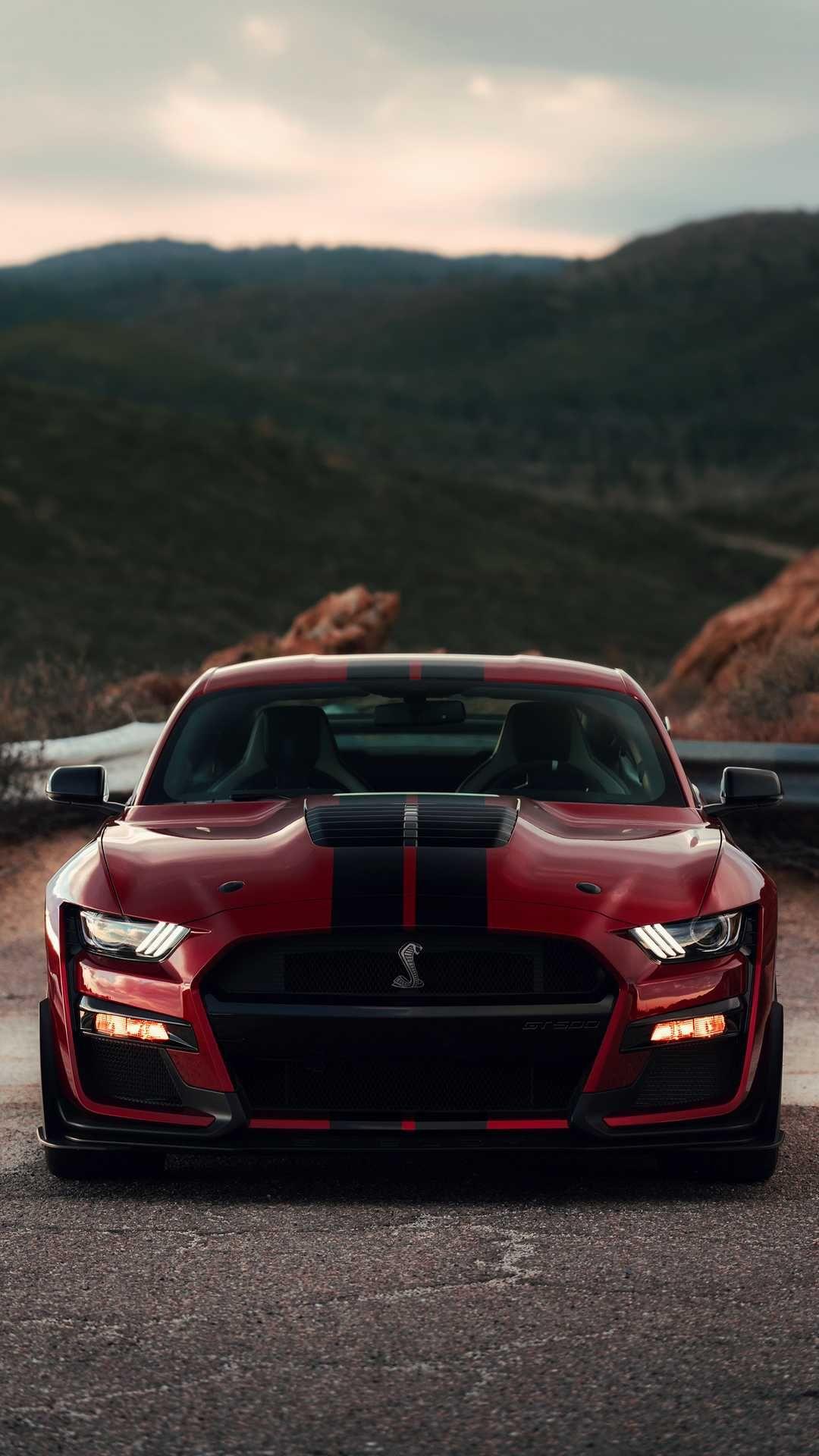 New, 2020 Ford Mustang Shelby GT500, red front view
