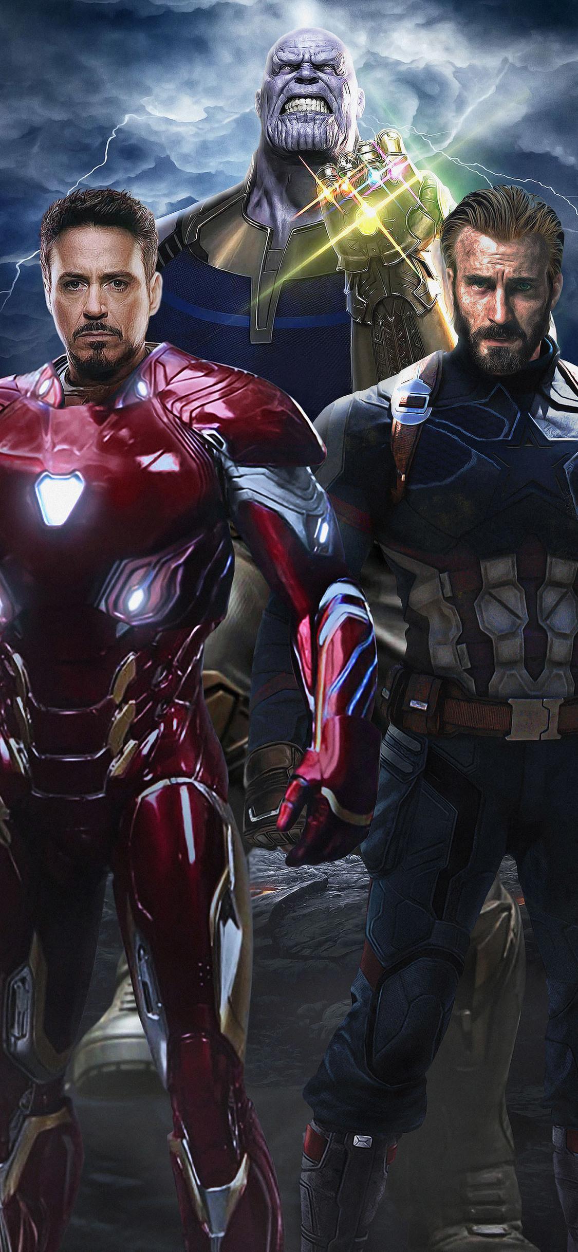 Avengers Infinity War Captain America Iron Man