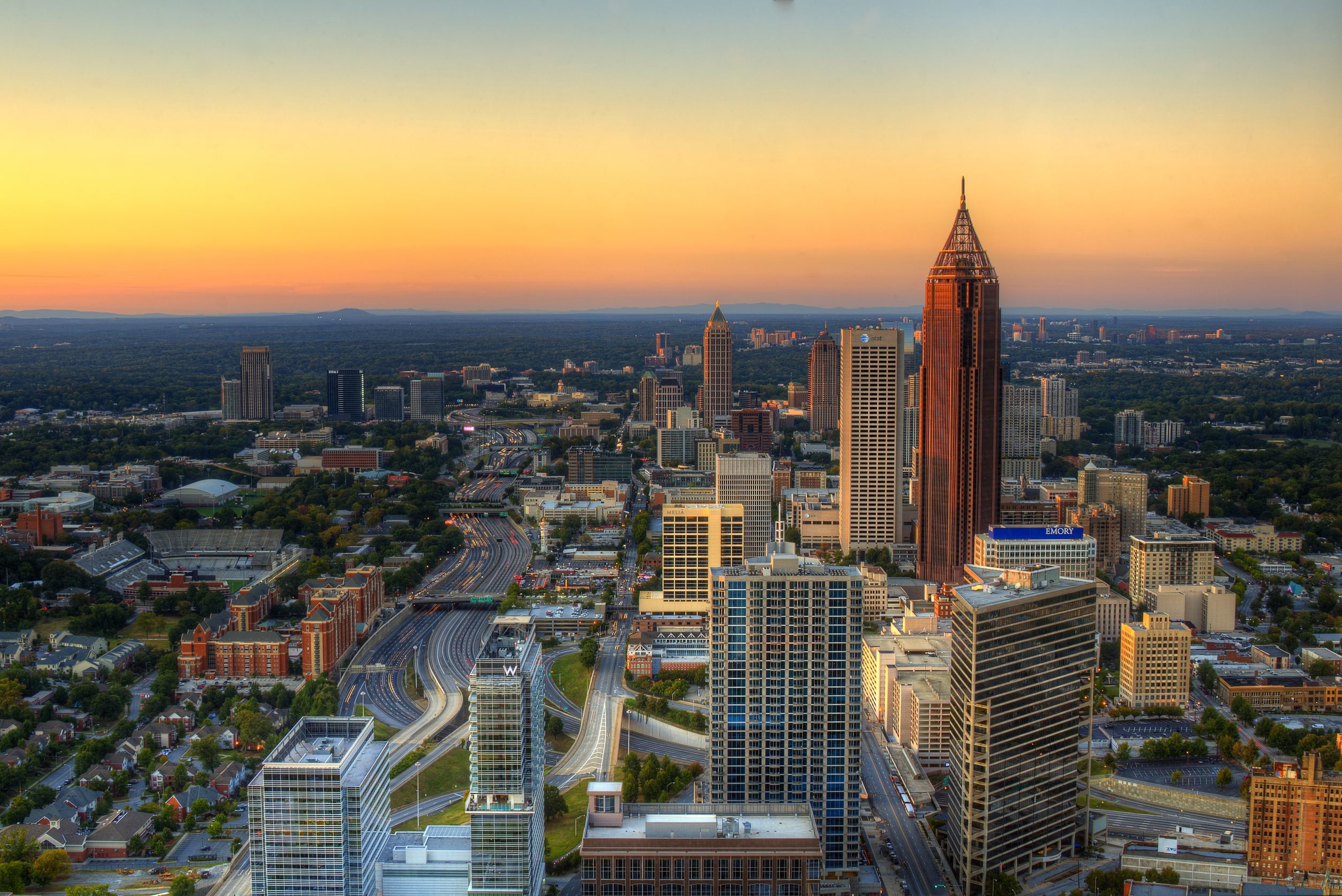 Atlanta Skyline Wallpaper HD