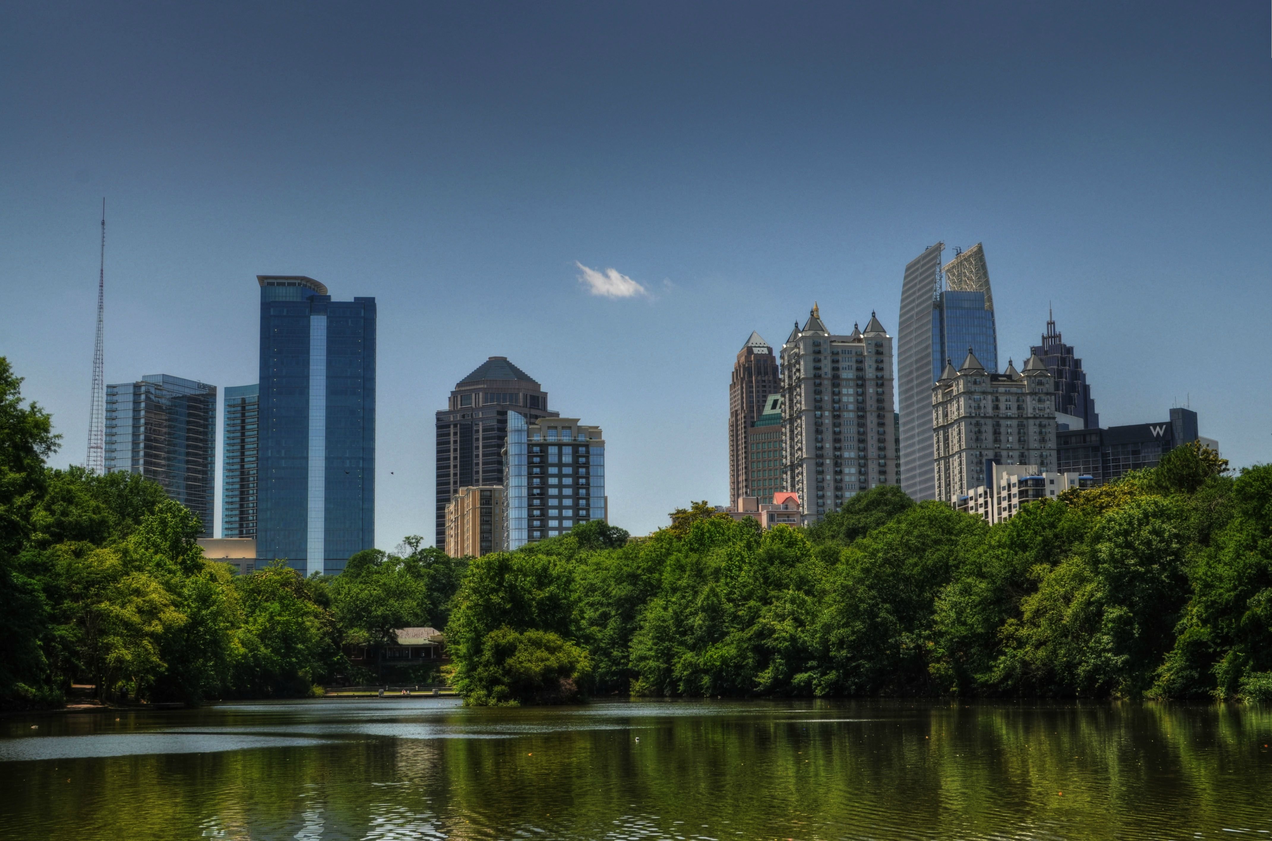 Beautiful City in Georgia Atlanta HD 4K wallpaper