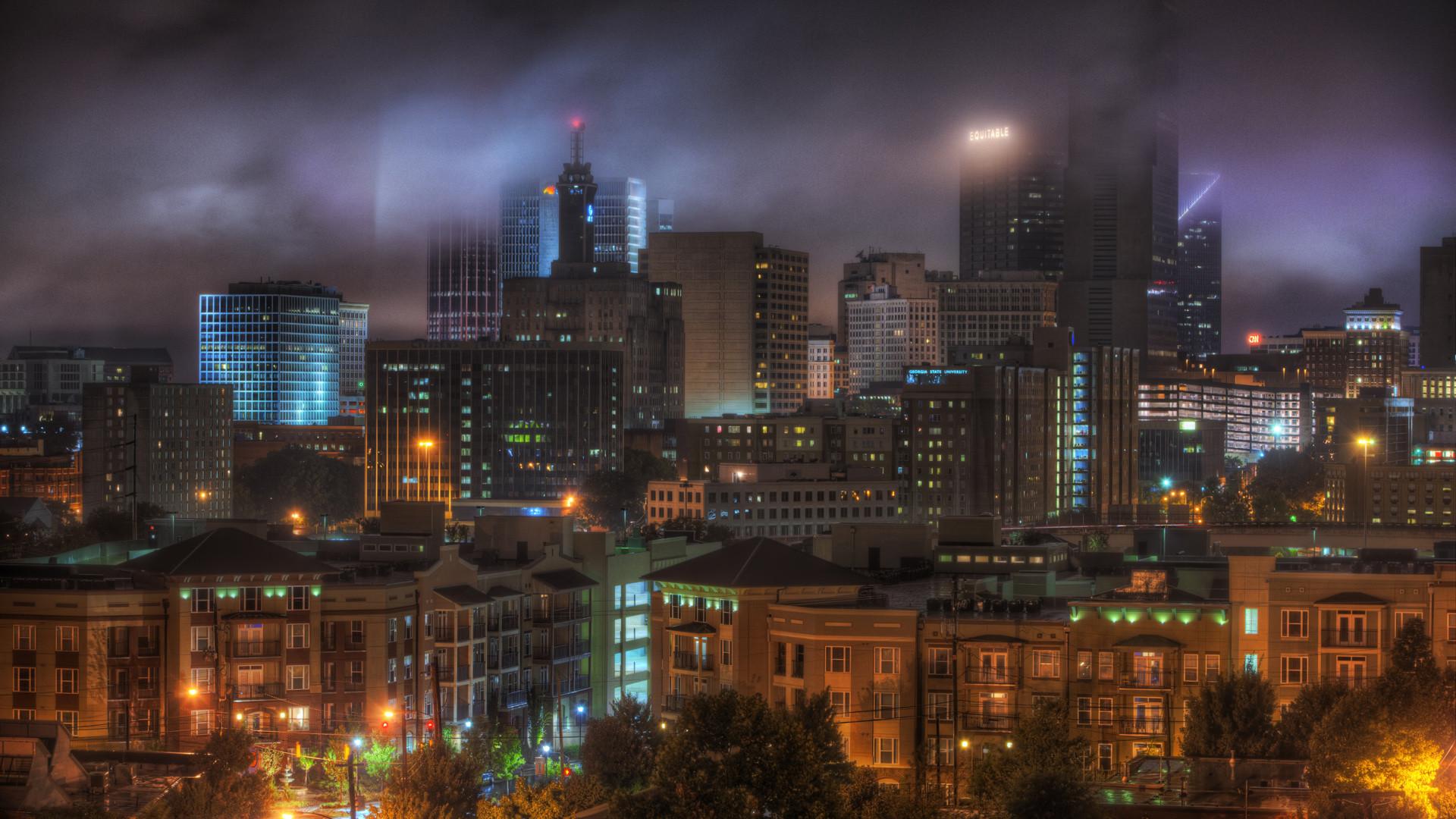 Atlanta Skyline Wallpaper background picture