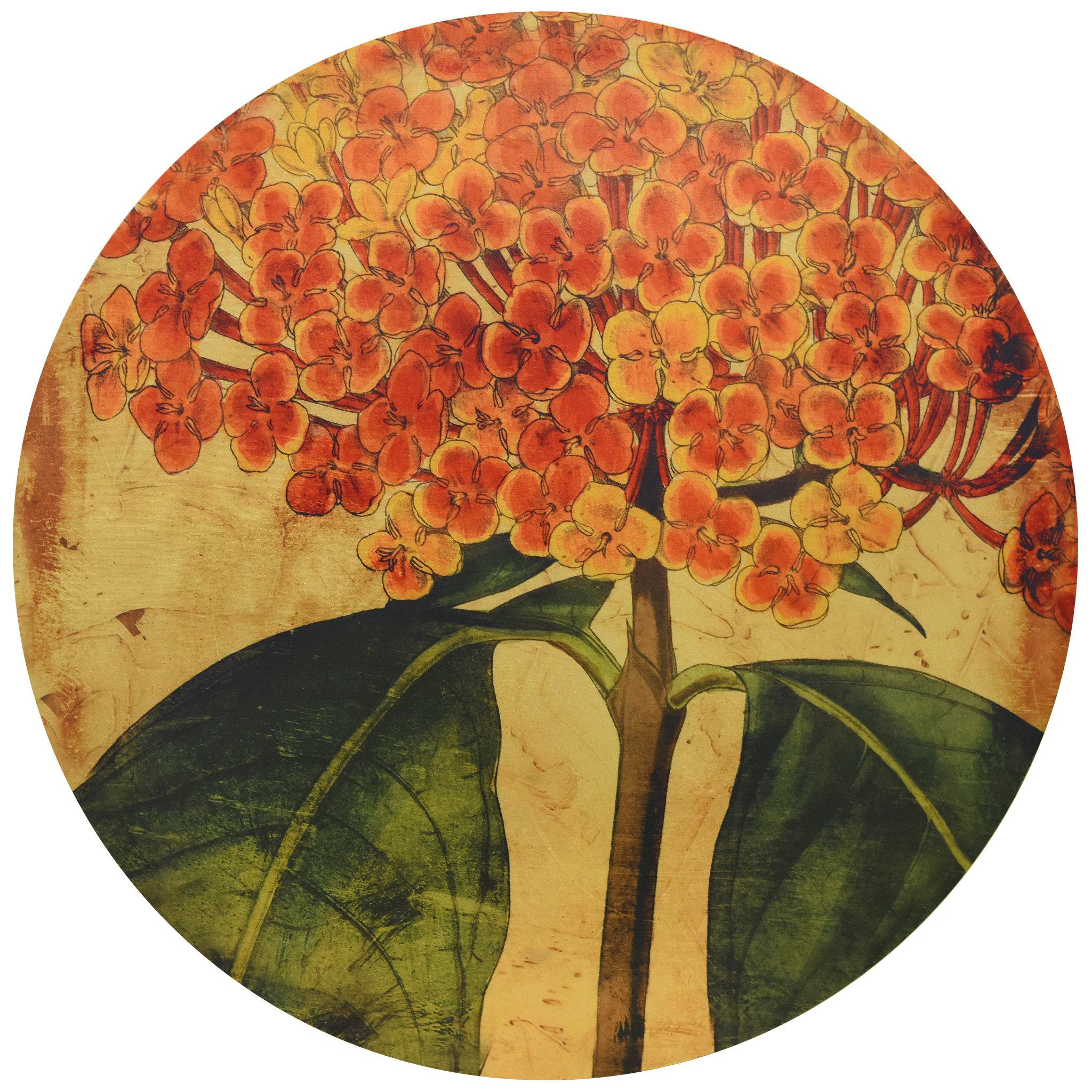 'Vibrant Floral' Print on Canvas
