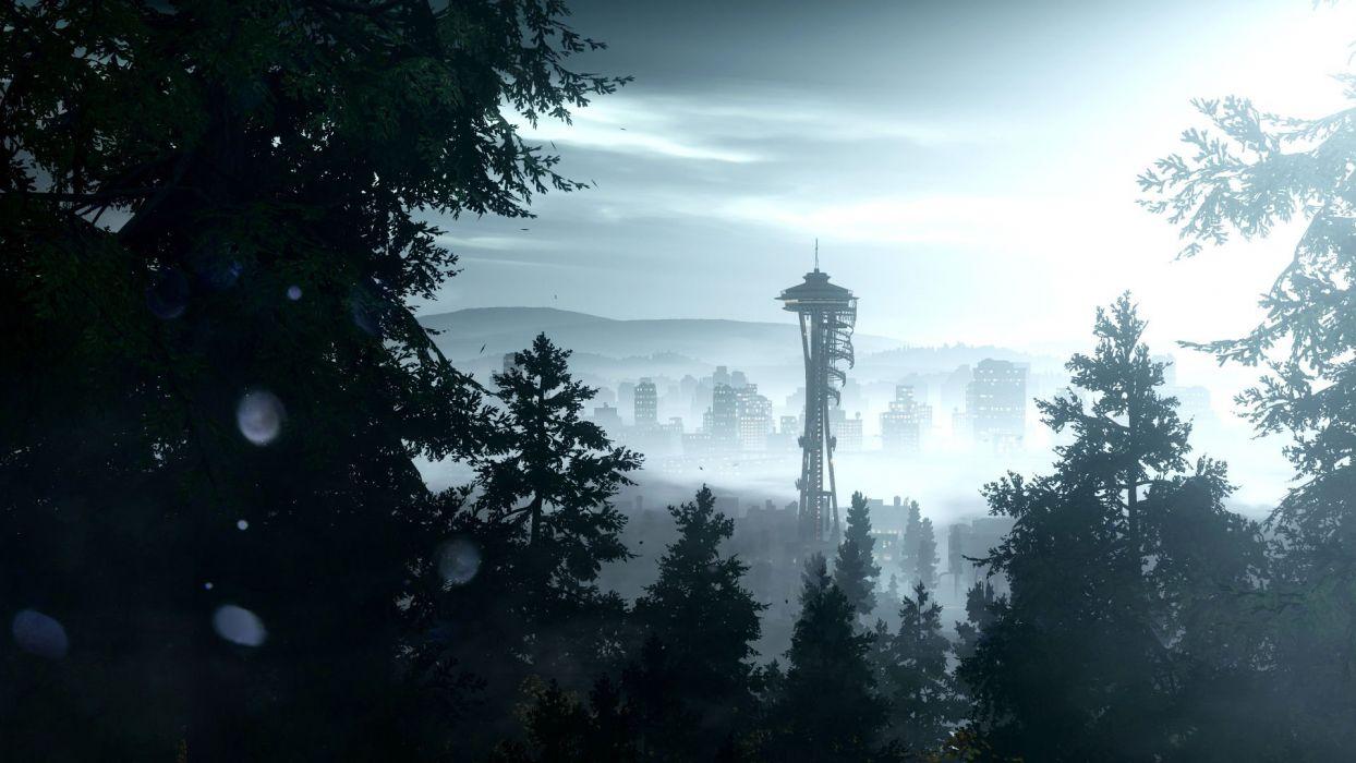 InFAMOUS SECOND SON Sci Fi Action Adventure Seattle Sunrise