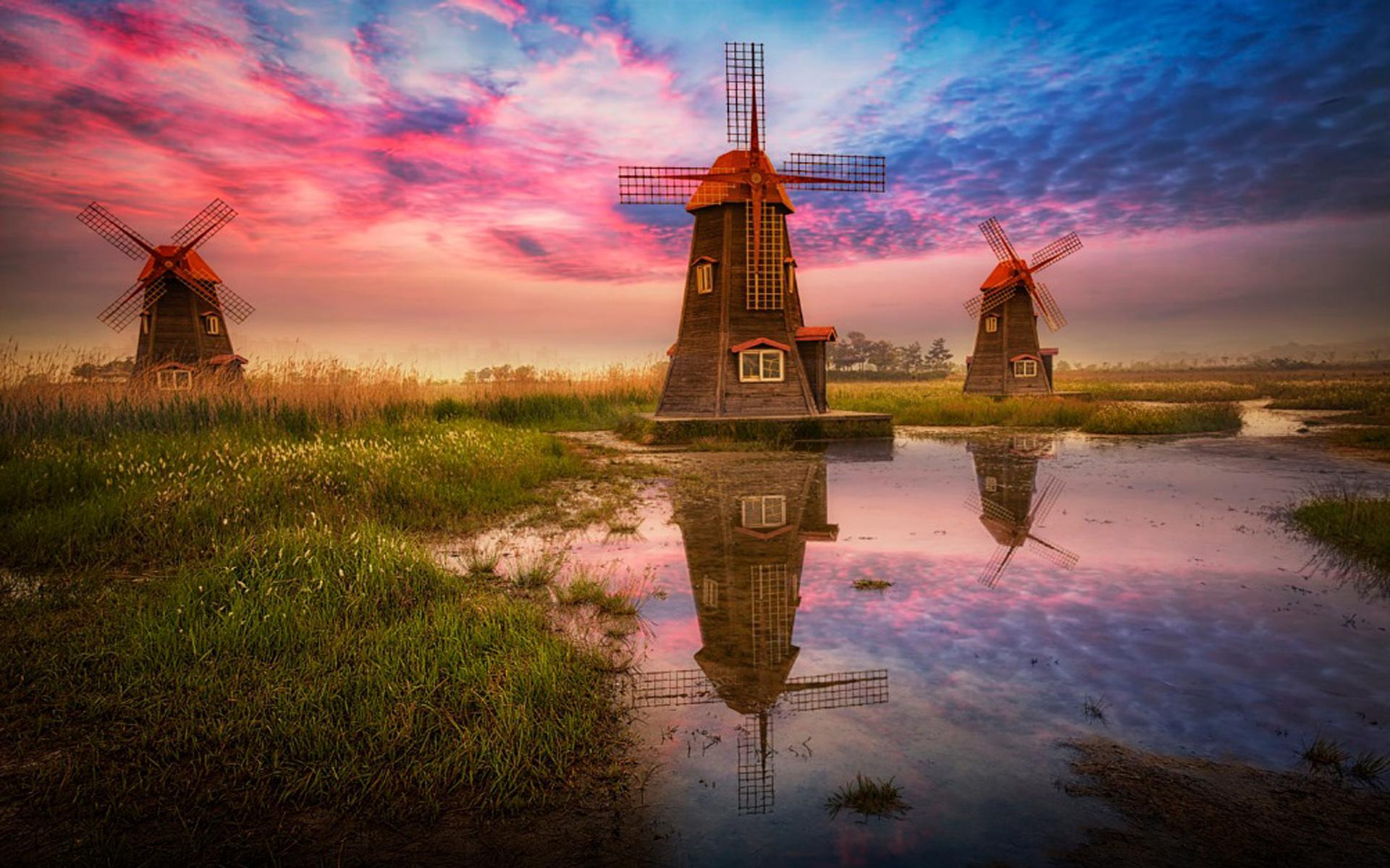Free Dutch Windmill Wallpaper Free at Cool Monodomo