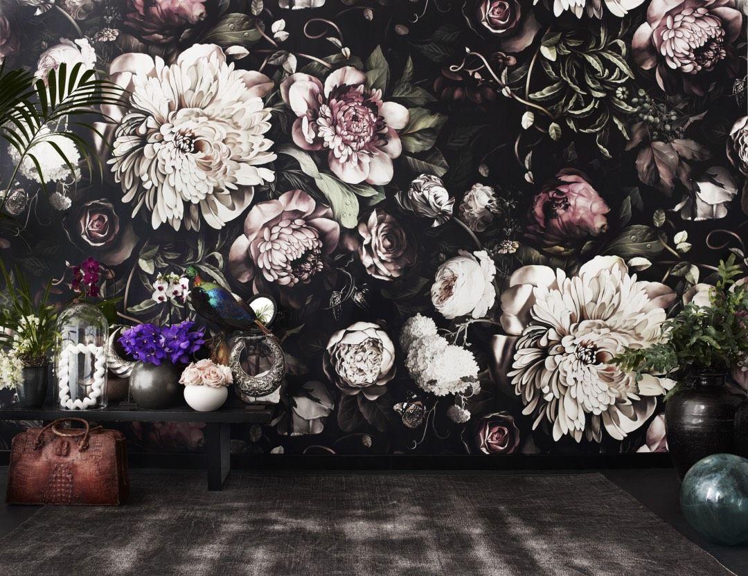 Ellie Cashman Dutch Old Master Inspired Floral Wallpaper
