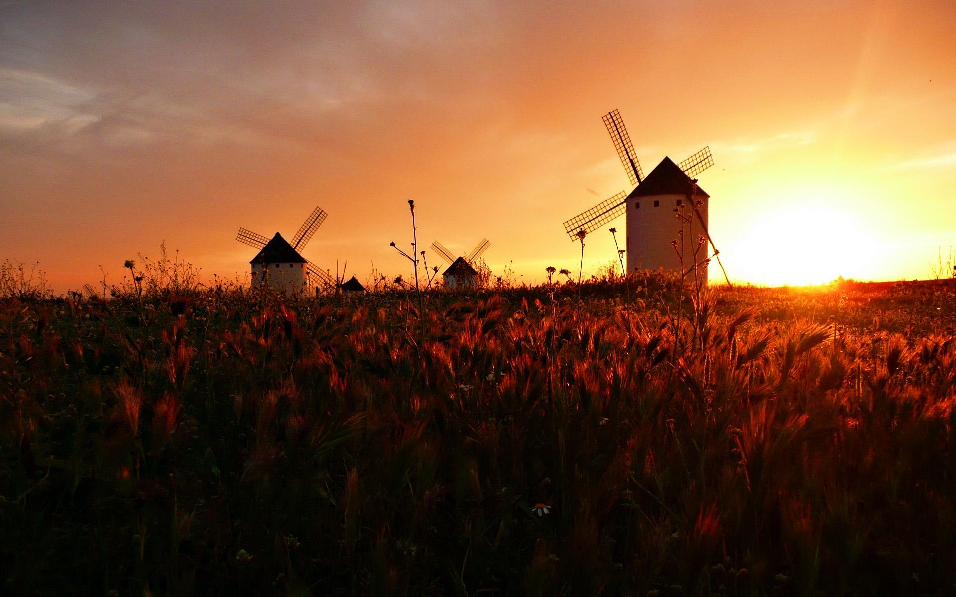 Free download Dutch Windmill Wallpaper [1920x1200]