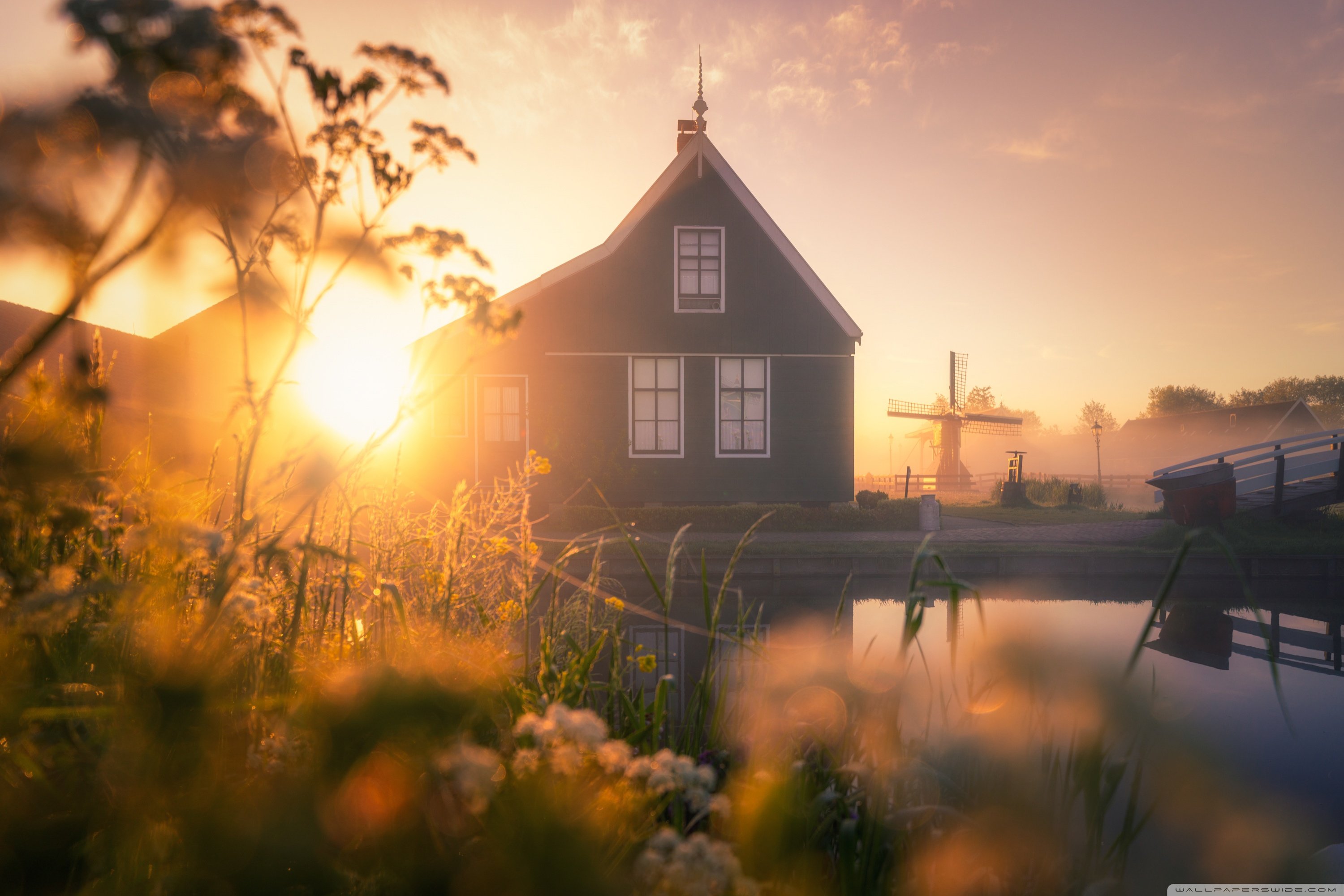 Netherlands, Zaanse Schans, Dutch Village ❤ 4K HD Desktop