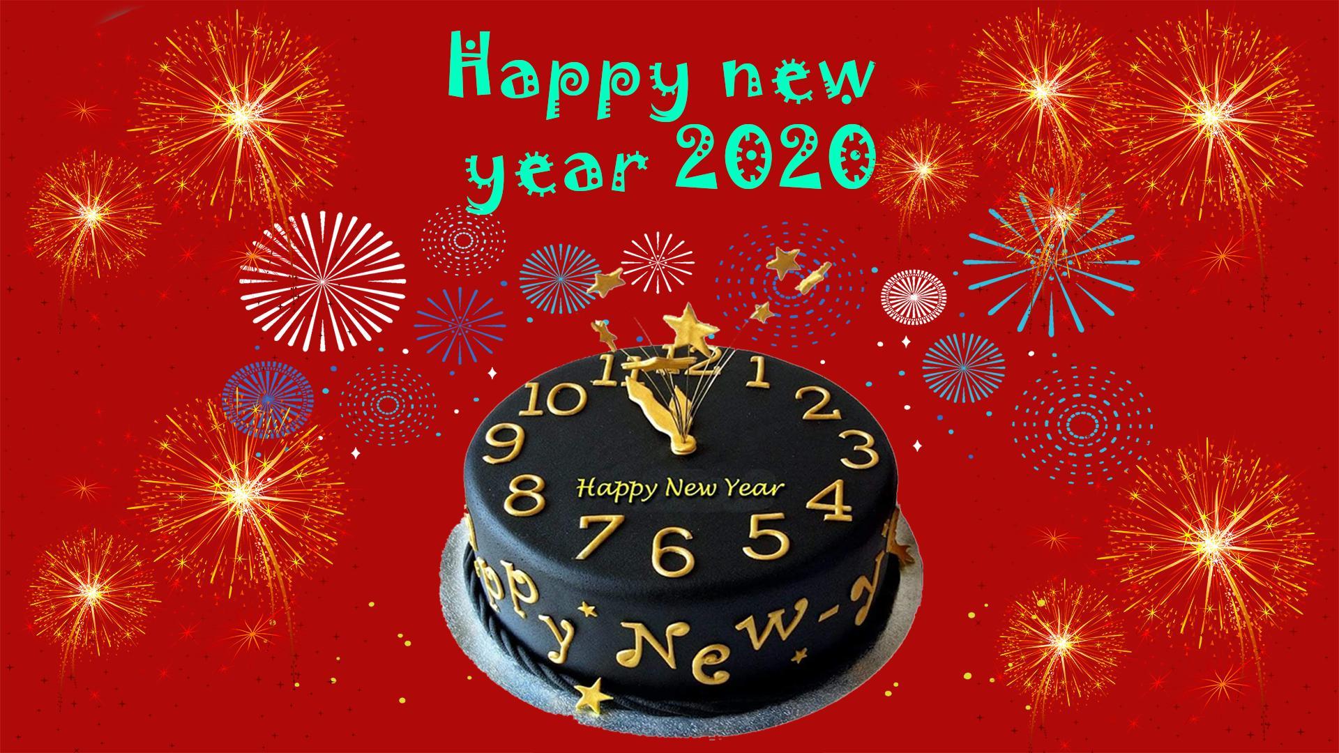 Happy new year 2020 banner HD background image