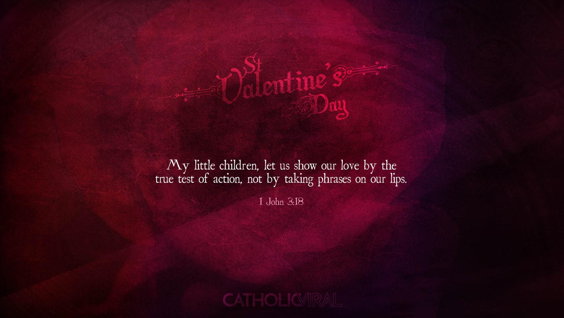 Valentines' Day Bible Verses on Love. HD Catholic